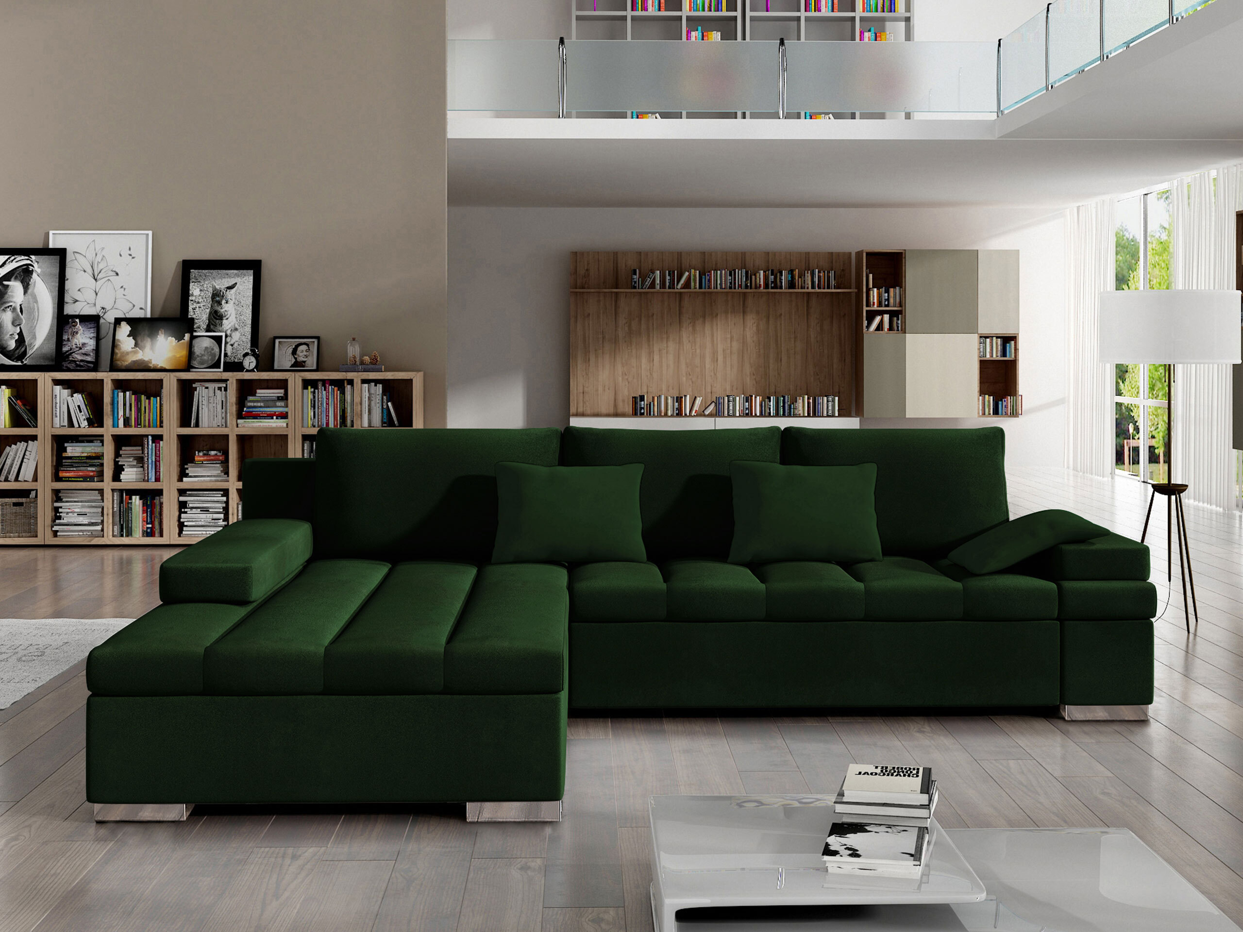 Corner sofa Comfivo Olivetum (Left)