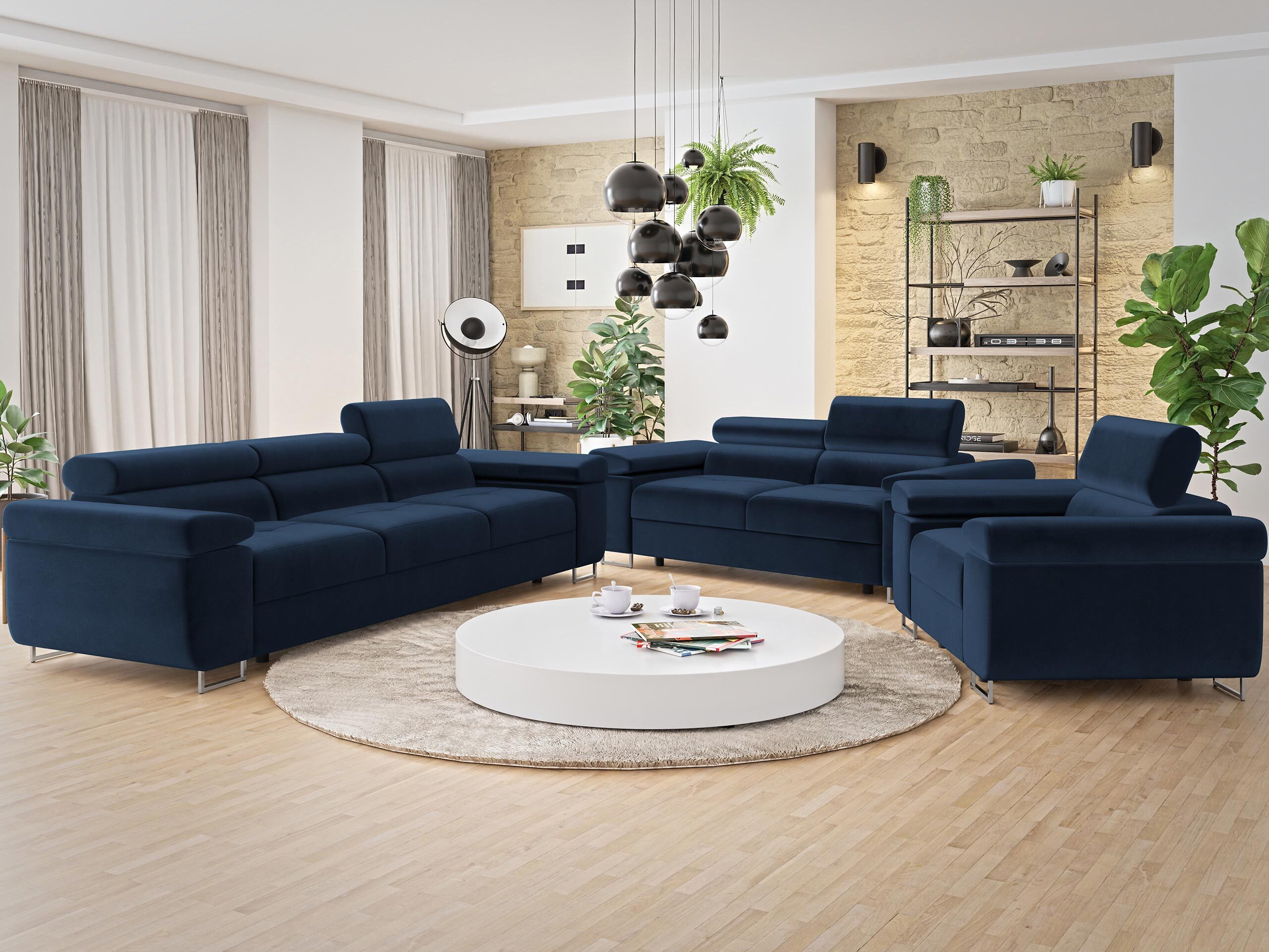 Σετ ταπετσαρισμένων επίπλων Comfivo Vinetum (Polo 891)