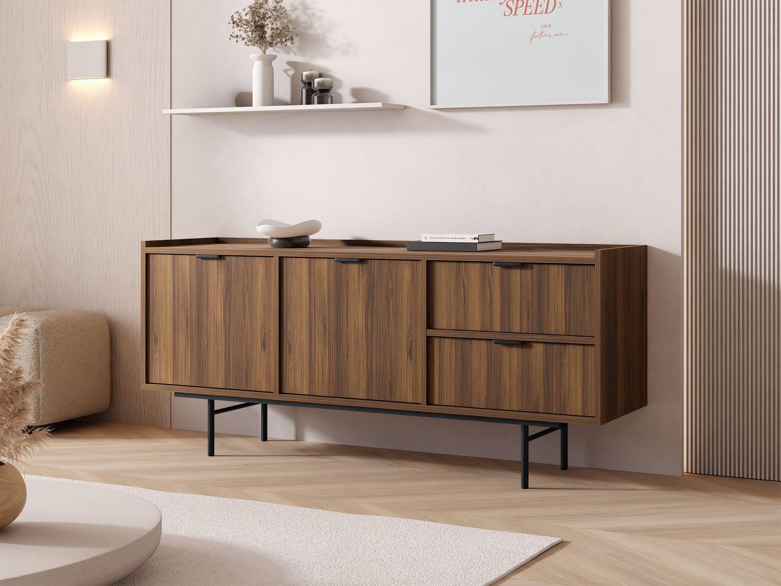 Chest of drawers Studos (Walnut)