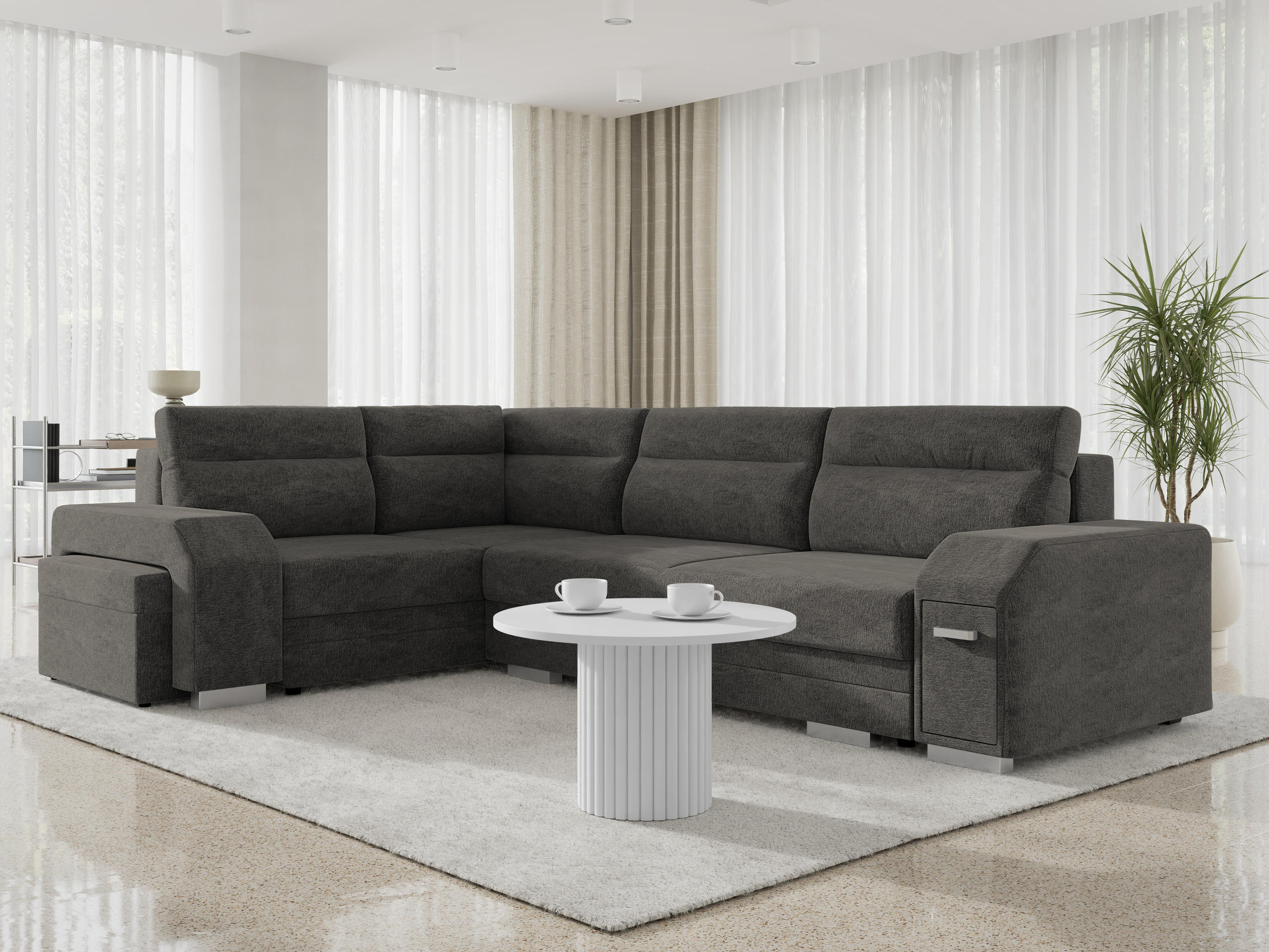 Γωνιακός Καναπές Kingsport 116 (Nazar 225.06)