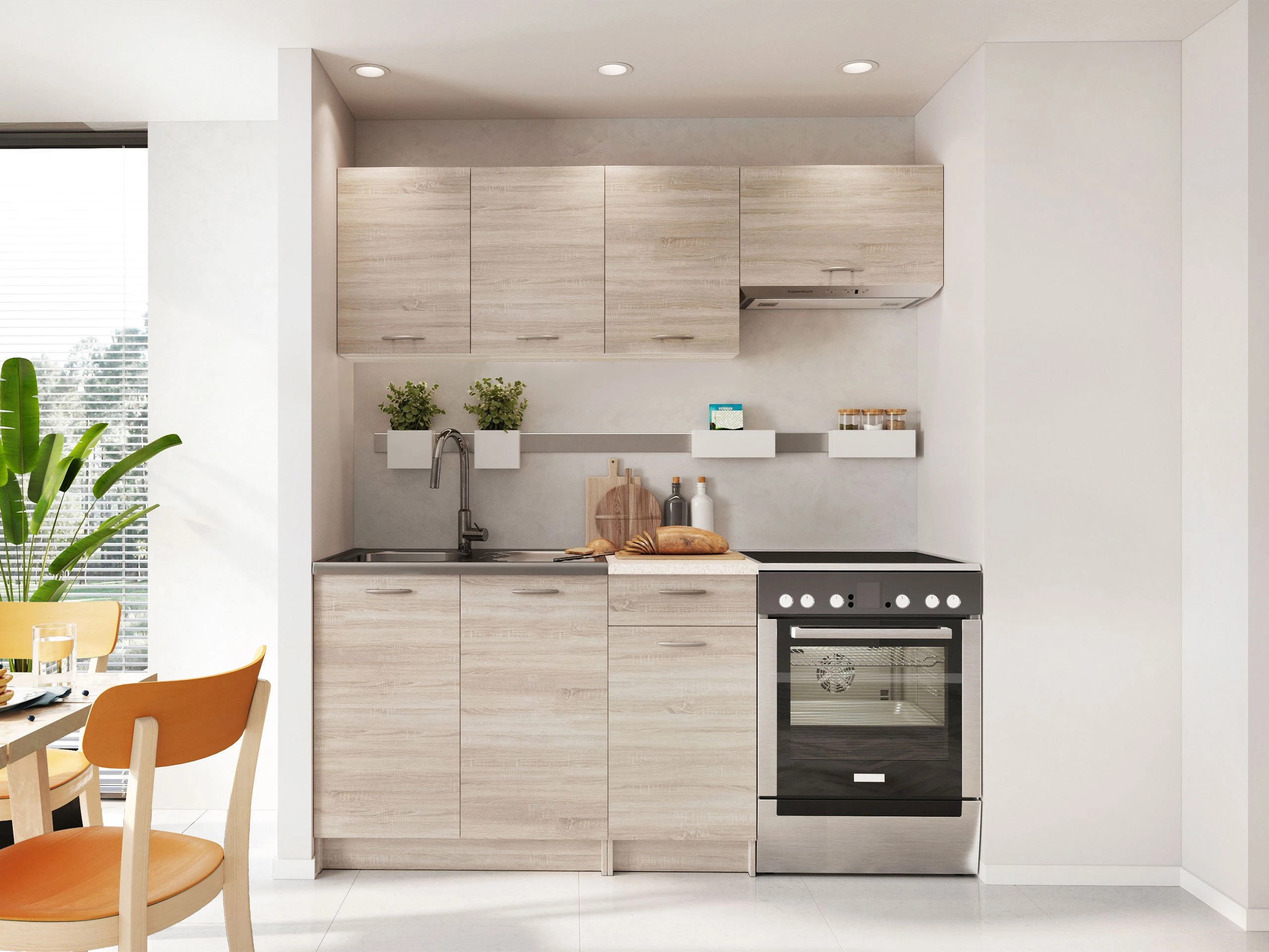 Kitchen set Ota (Sonoma oak + Beige)