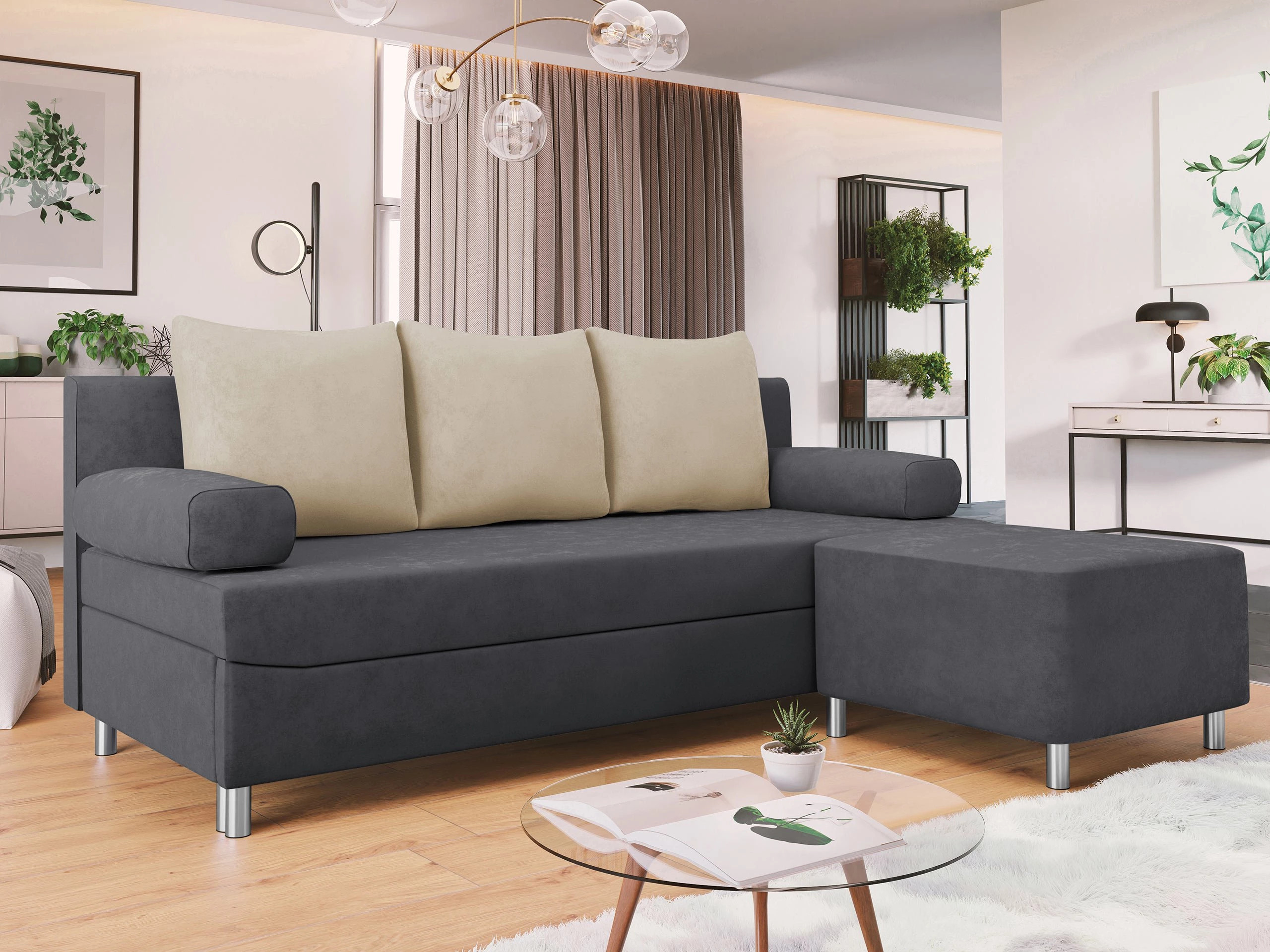Upholstered furniture set Comfivo Artes (Alova 36 + Alova 07)