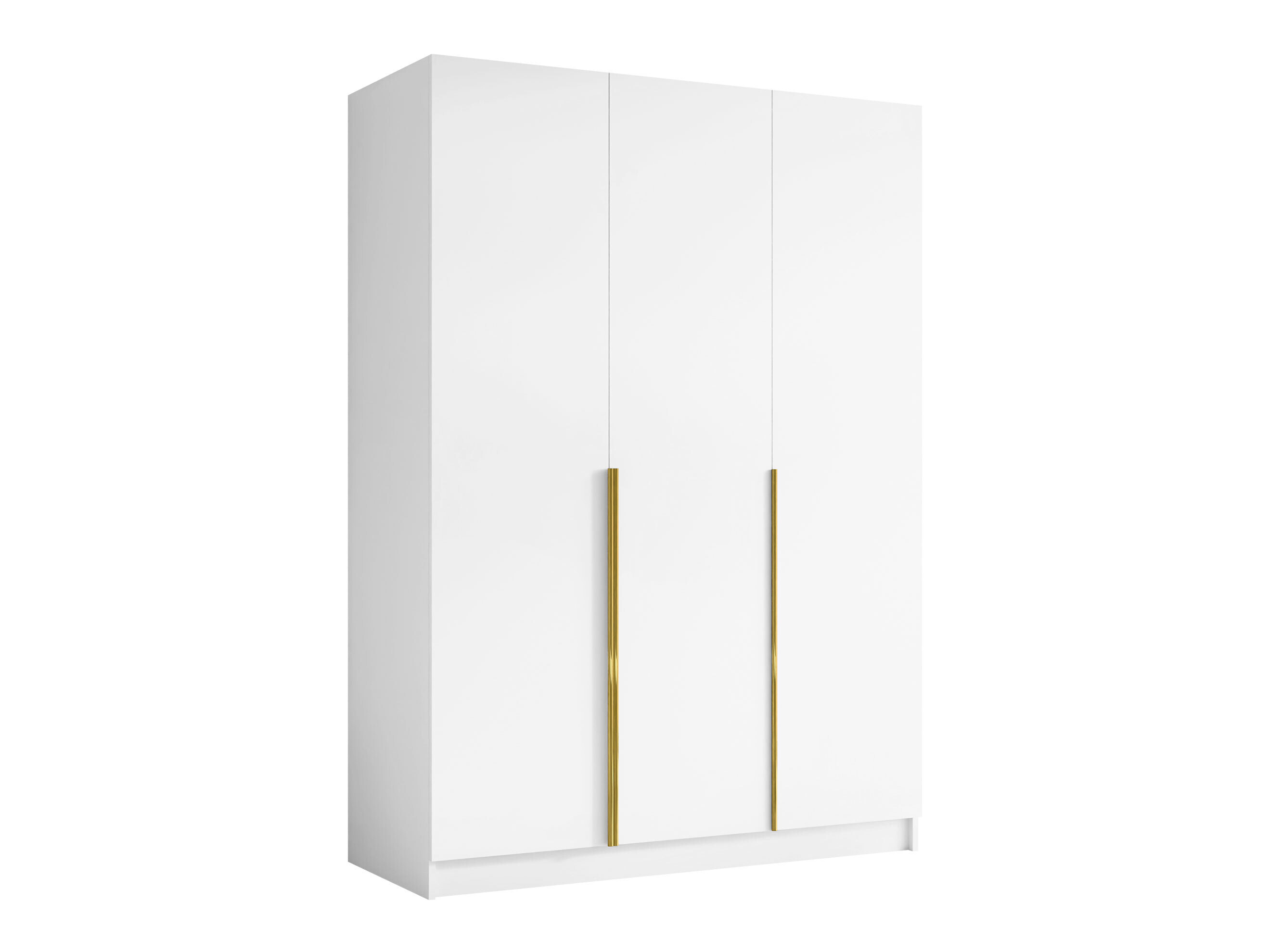Ντουλάπα Closico Decoron I (Άσπρο + Χρυσό)
