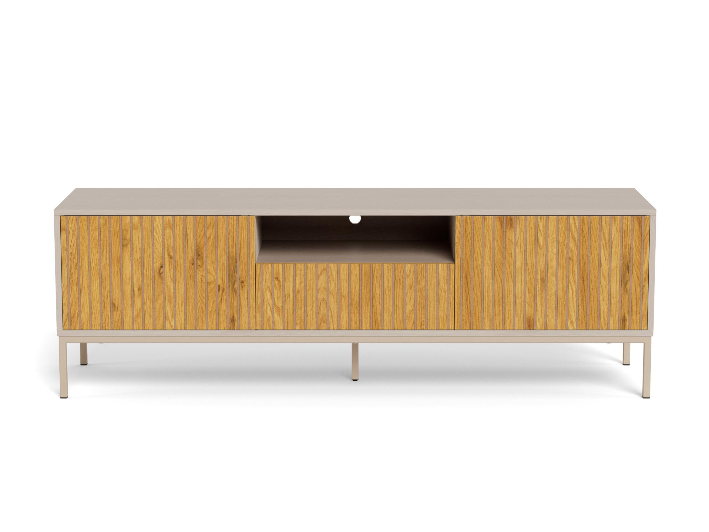 TV stand Norsica Sevferi 122 (Wild oak + Light grey)