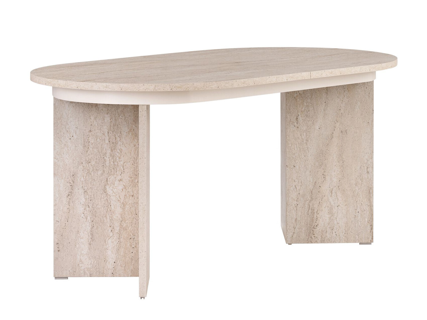 Τραπέζι Novato 146 (Ανοιχτό Travertine)