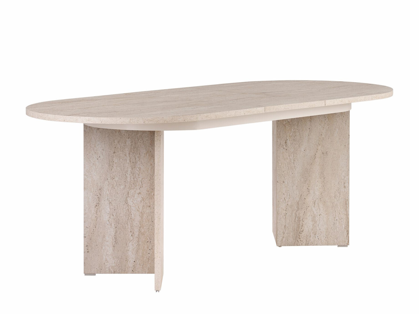 Τραπέζι Novato 146 (Ανοιχτό Travertine)