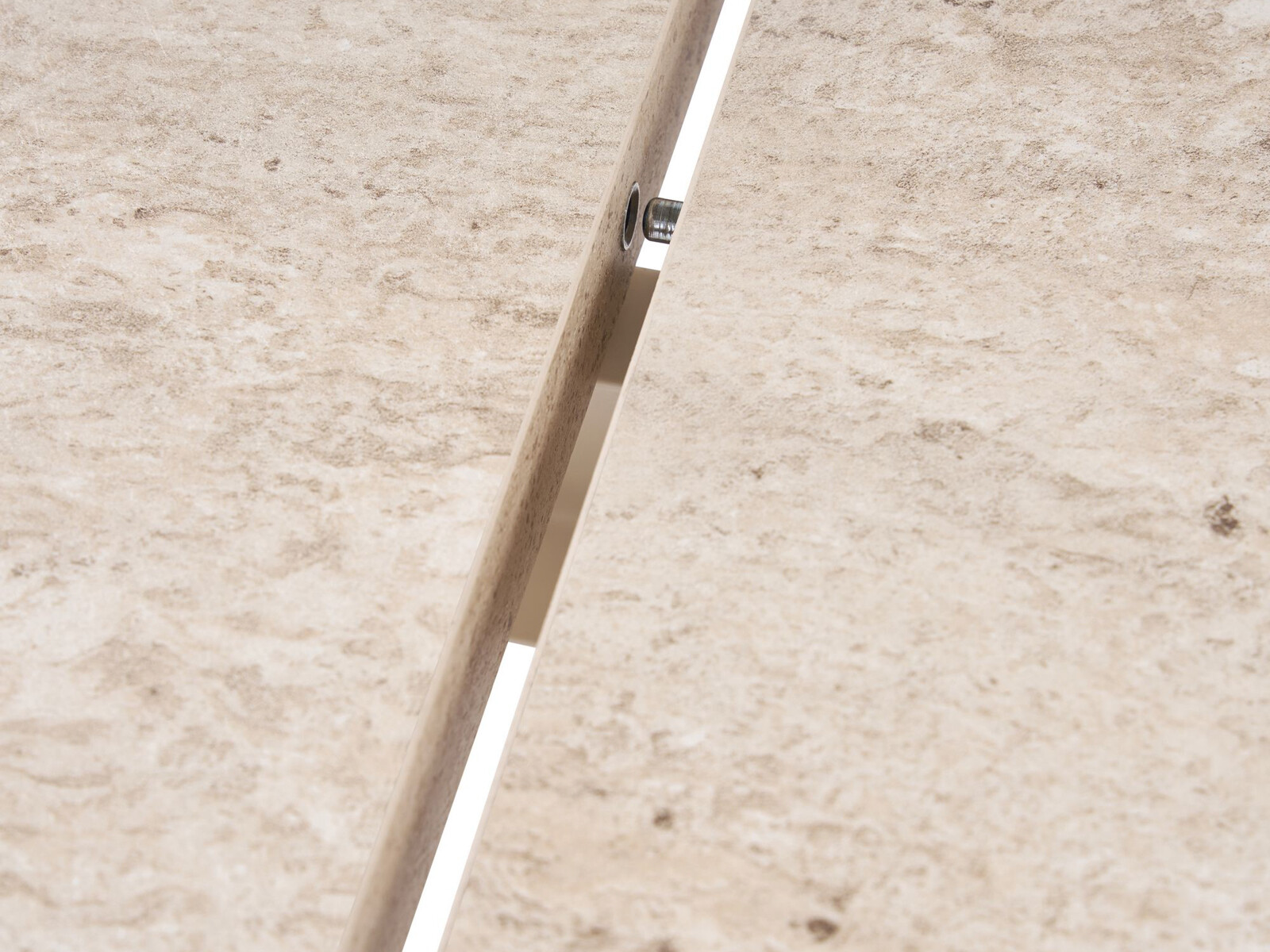 Τραπέζι Novato 146 (Ανοιχτό Travertine)