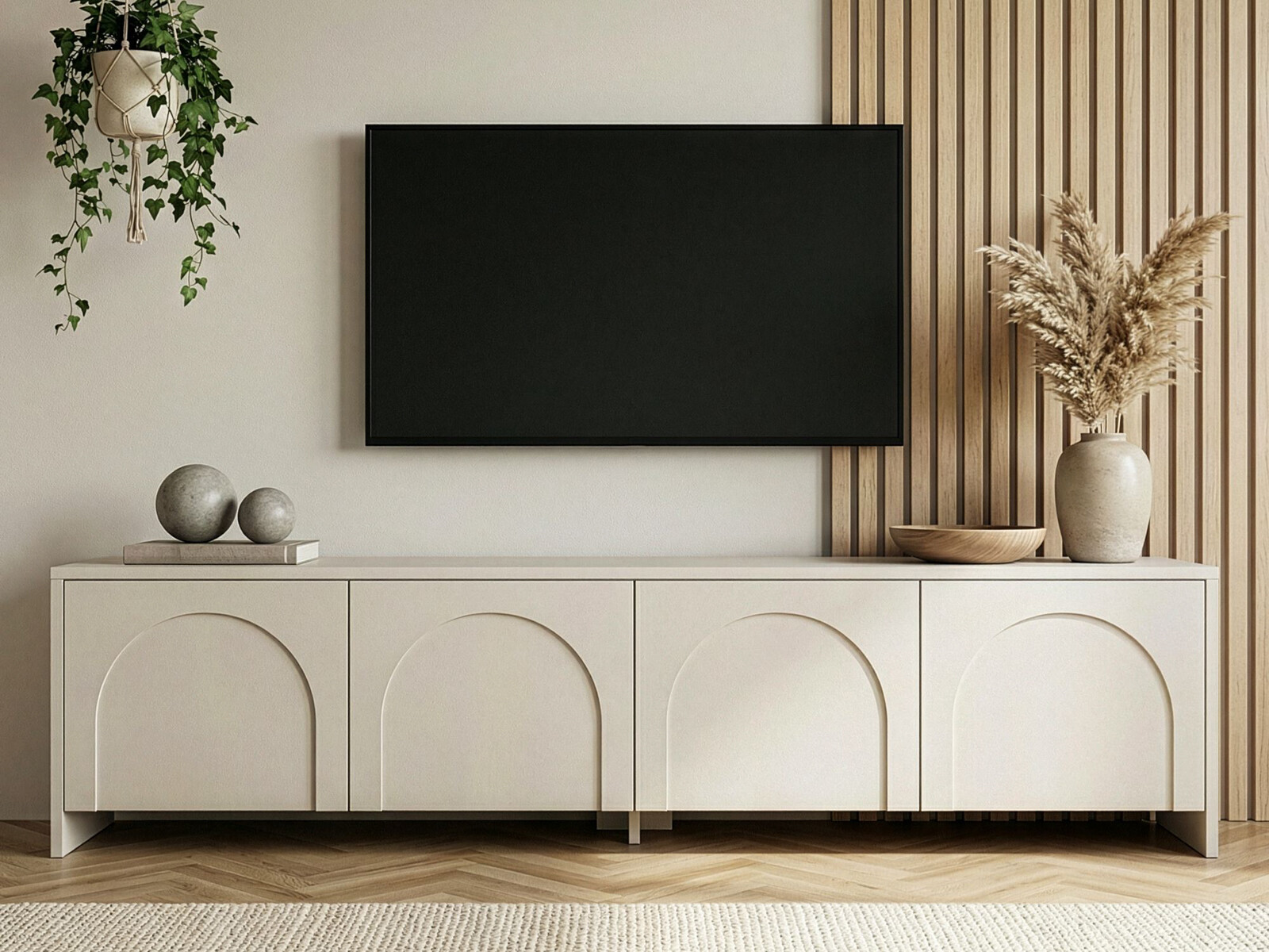 TV stand Novato 147 (Cream)