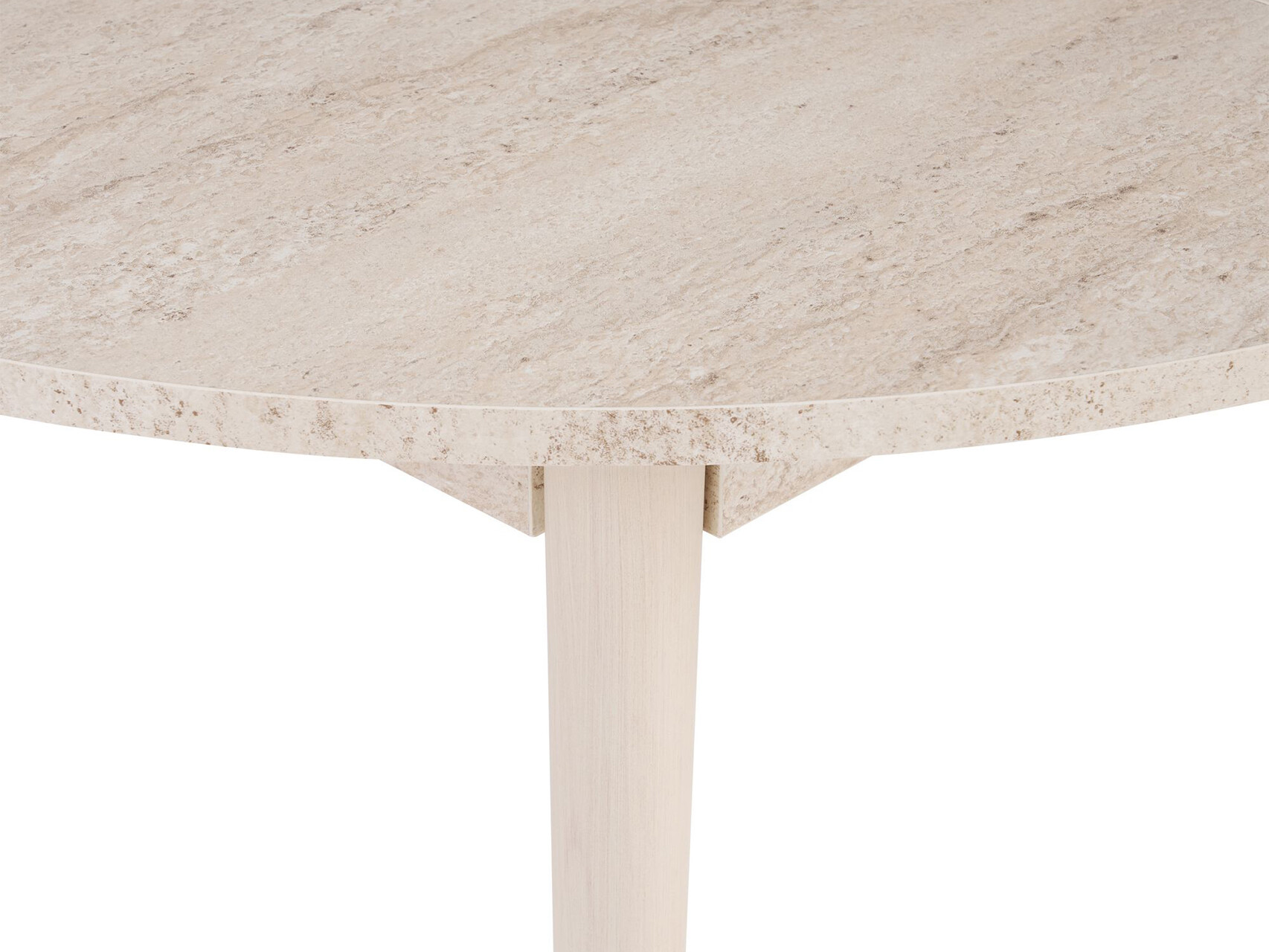 Τραπέζι Novato 148 (Δρυς + Ανοιχτό Travertine)