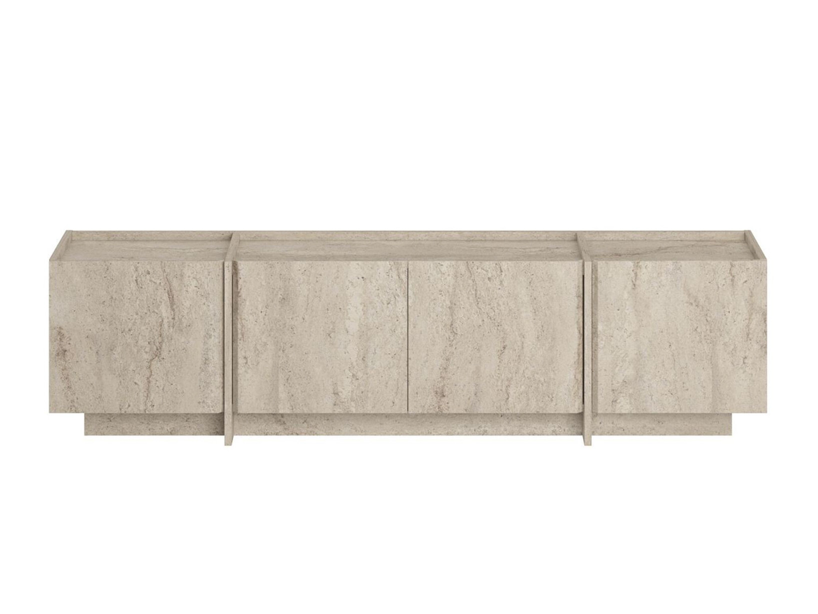 Έπιπλο τηλεόρασης Novato 152 (Ανοιχτό Travertine)
