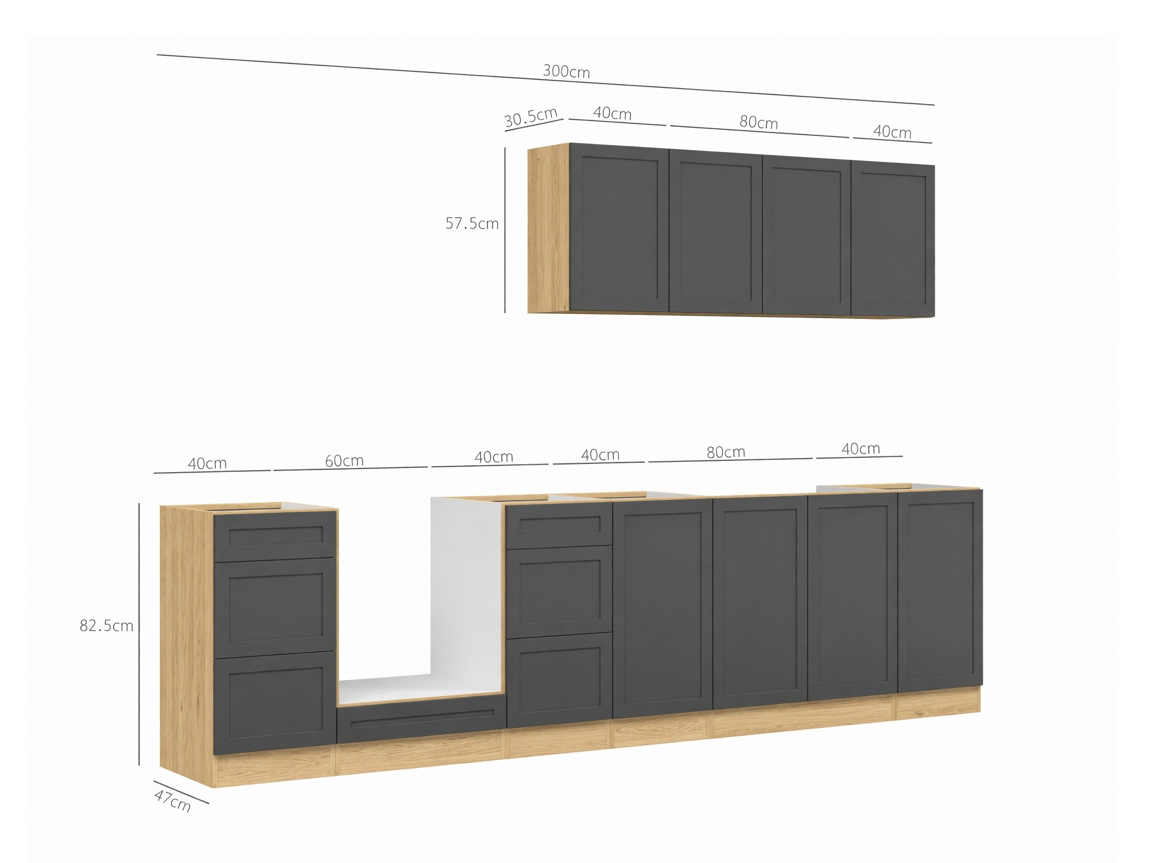 Modular kitchen set Berna 122