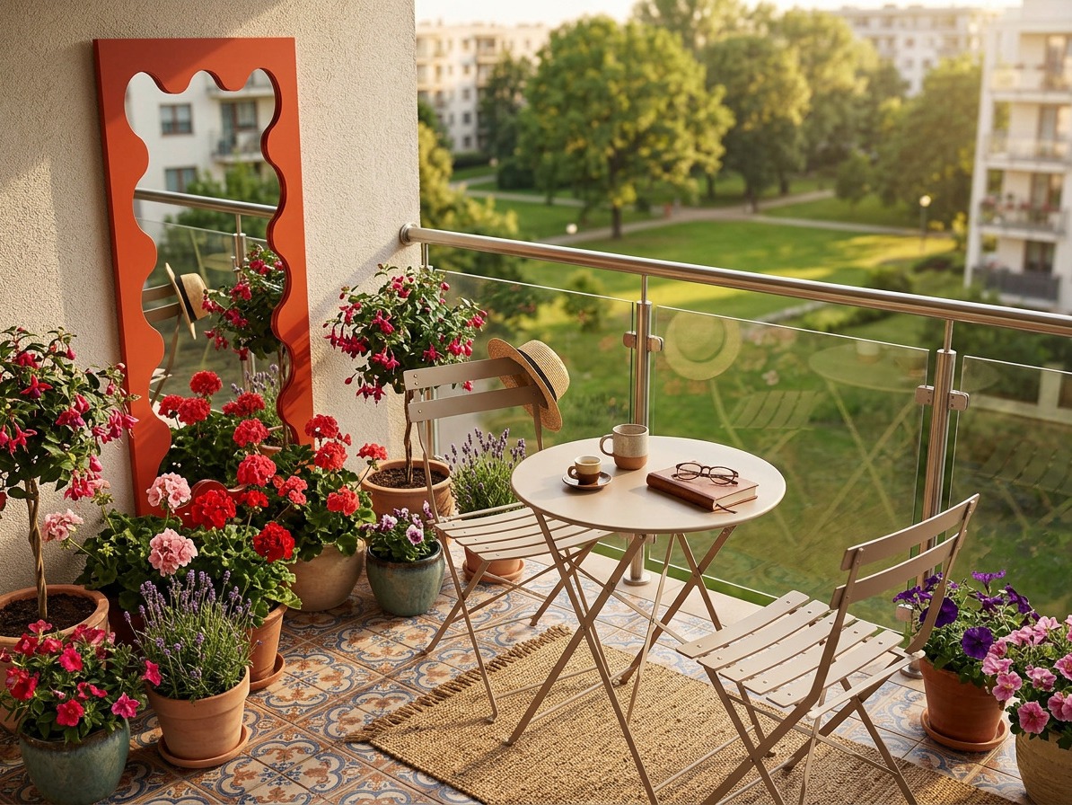 Balcony furniture set Houston 2129 (Cappuccino)