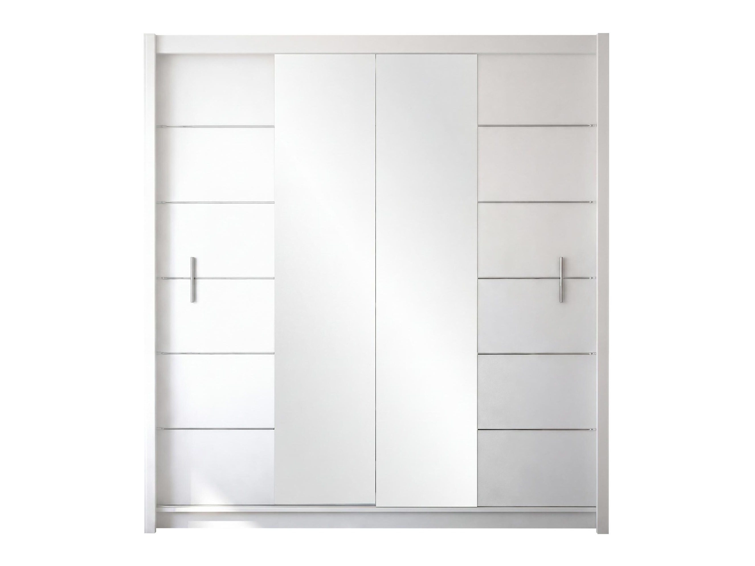 Wardrobe Honolulu 193 (White + mirror)