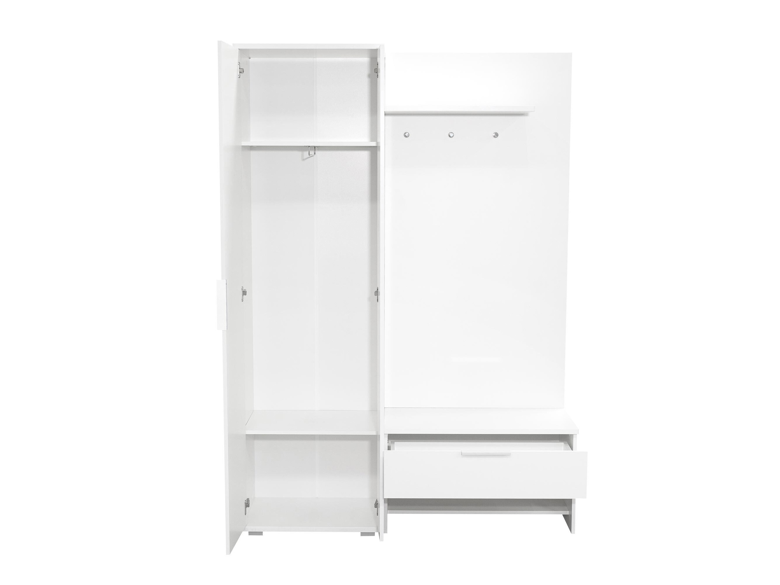 Hallway set Honolulu 160 (Black + Wotan Oak)