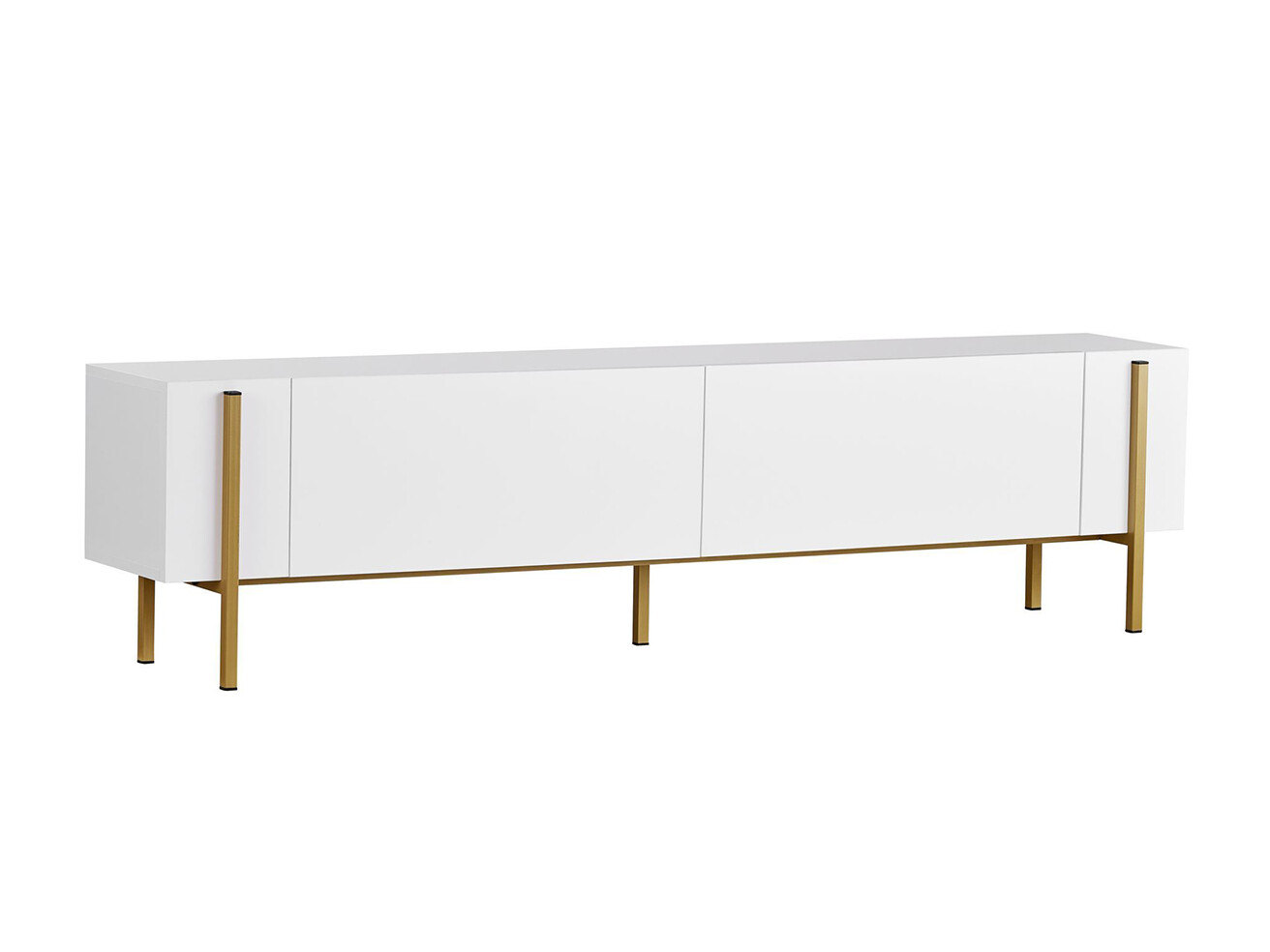 TV stand Novato 154 (White + Golden)
