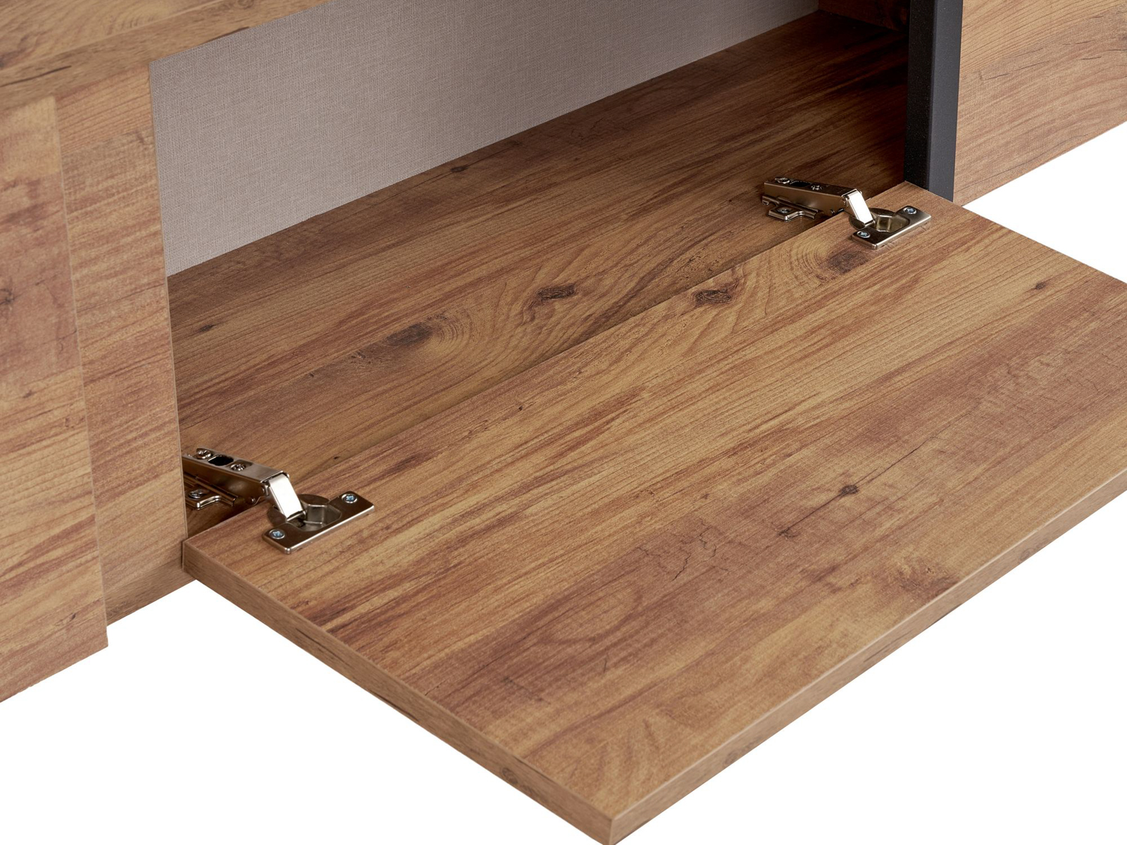 TV stand Novato 156 (Black + Pine)
