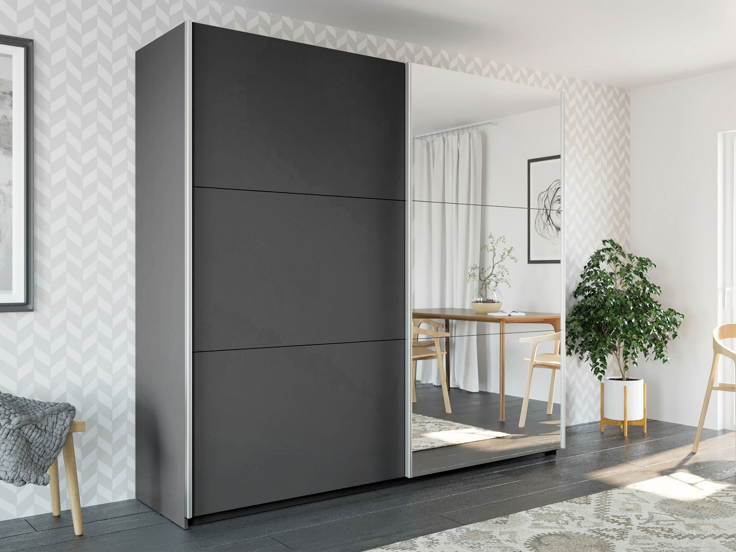 Wardrobe Honolulu 204 (Graphite)