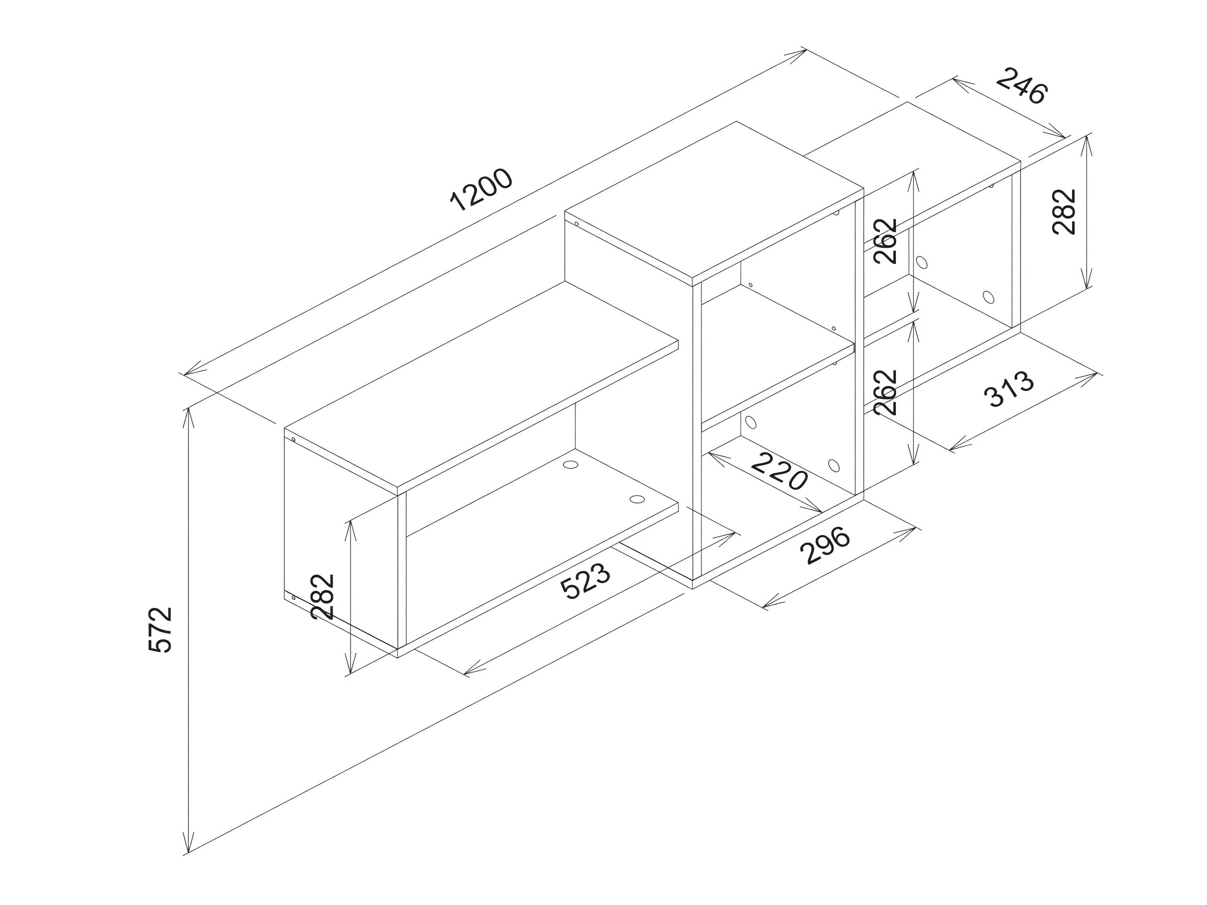Wall shelf Morsevi 106