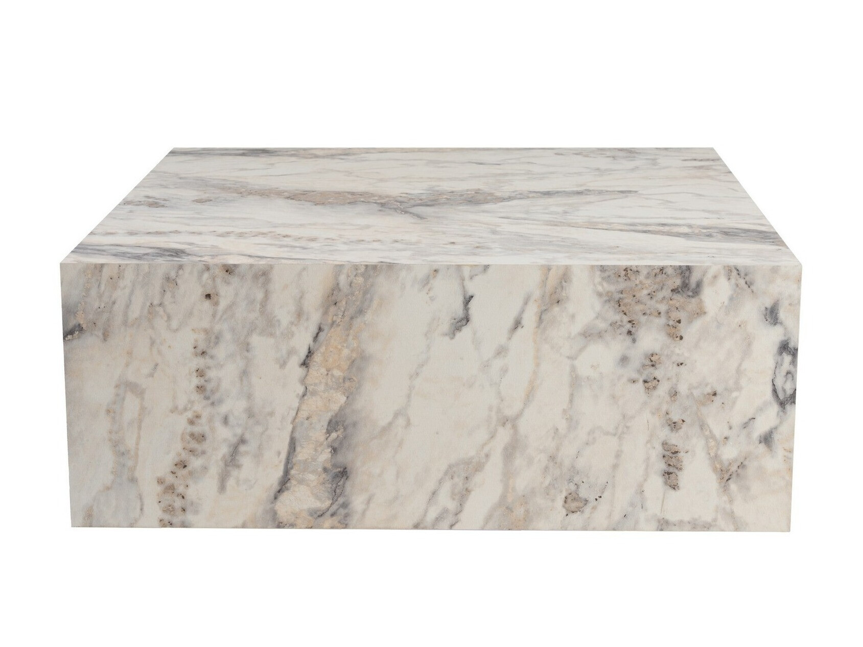 Coffee table Novato 160 (White marble)