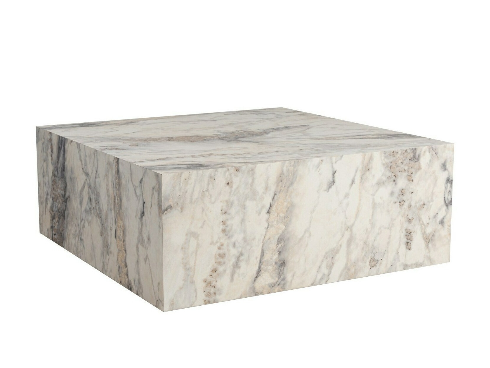 Coffee table Novato 160 (White marble)