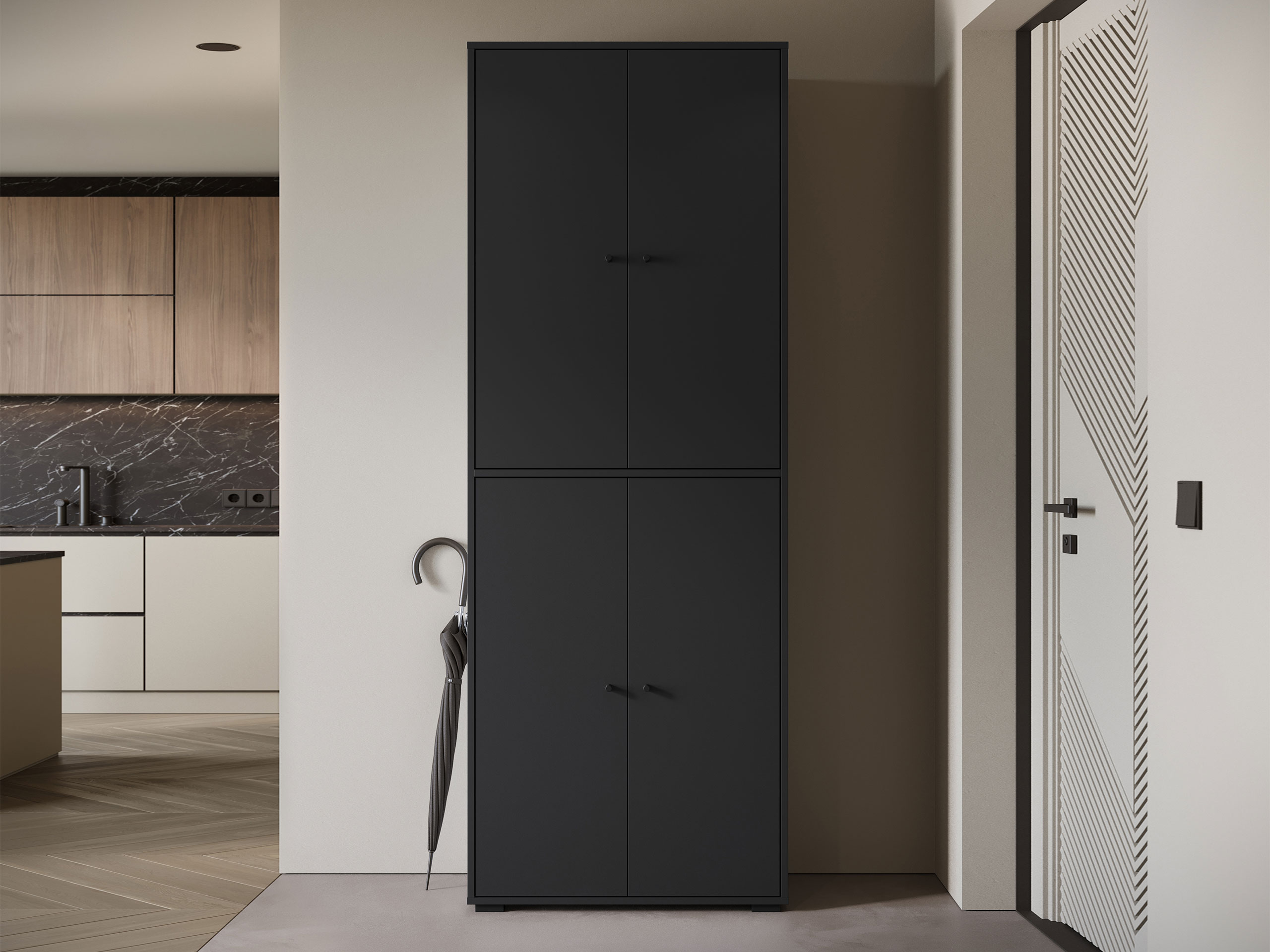 Bookcase Sarasota 197 (Black)
