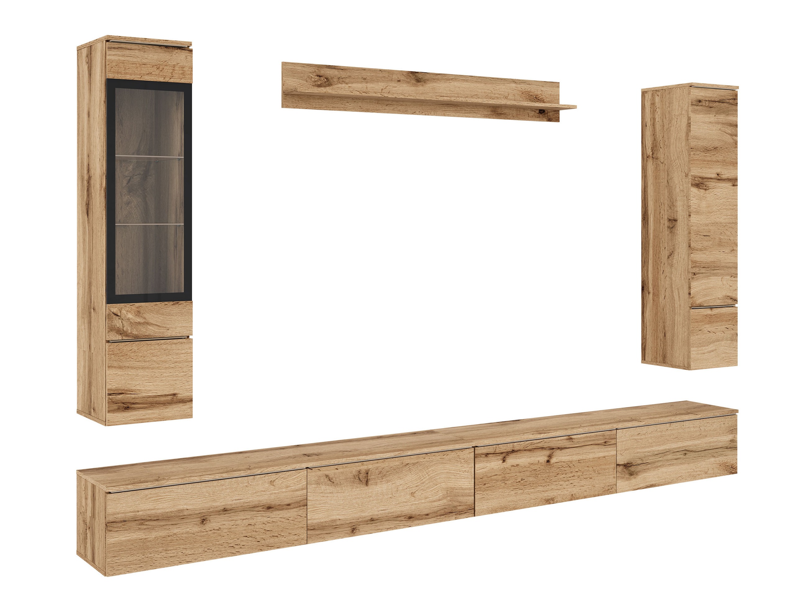 Living room set Mirfivo 110 (Wotan Oak)