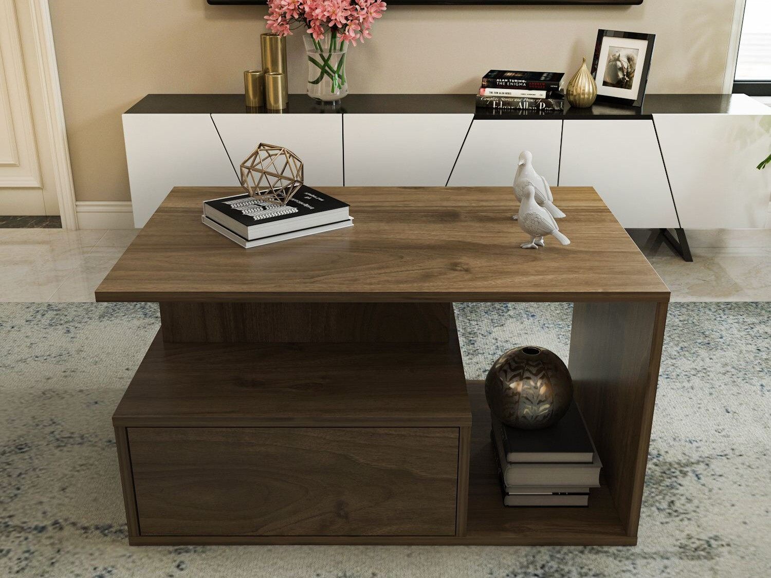 Coffee table Kailua 2747 (Walnut)