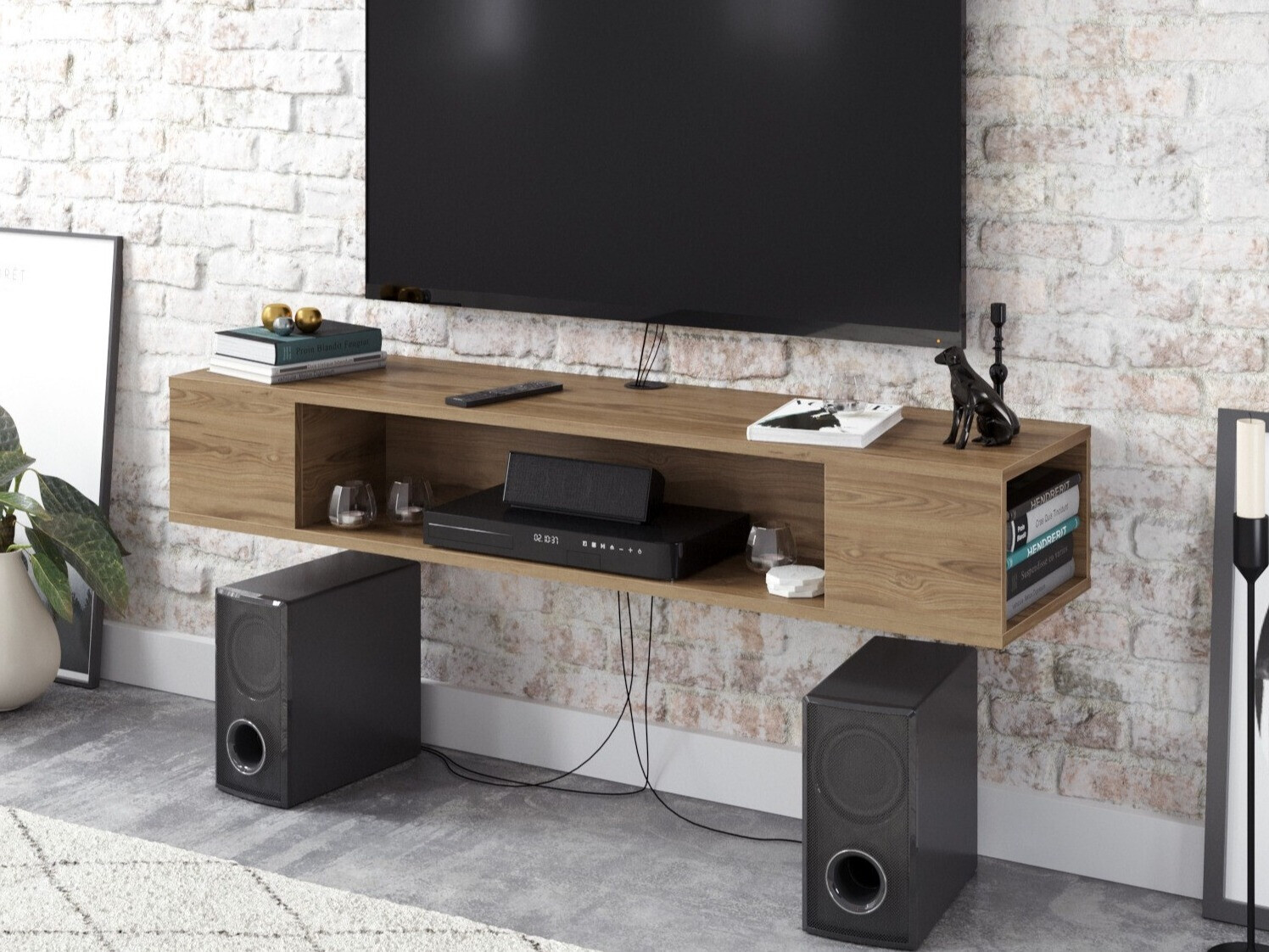 TV stand Kailua 2749 (Walnut)