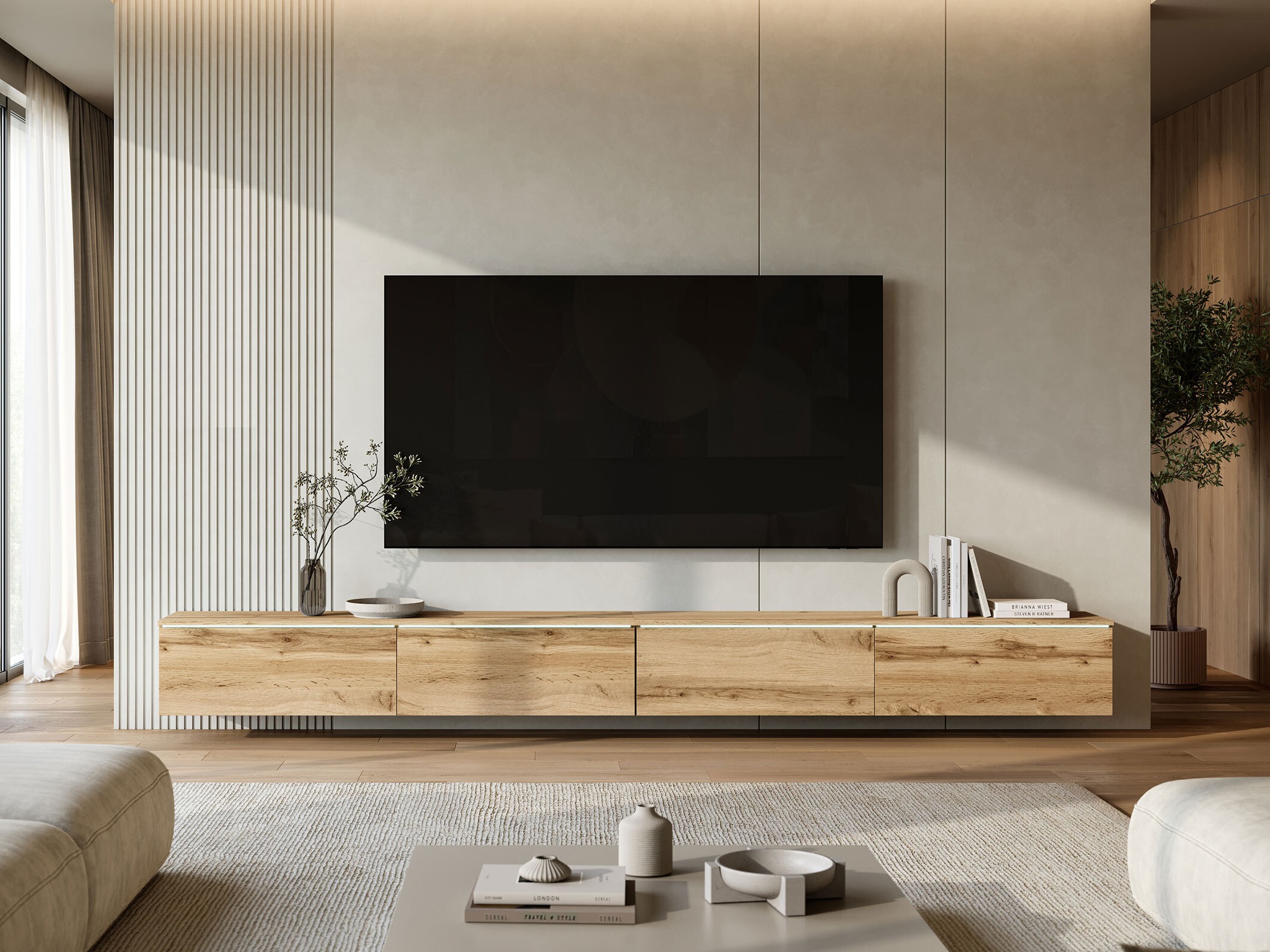 TV stand Sarasota 199 (Wotan Oak)