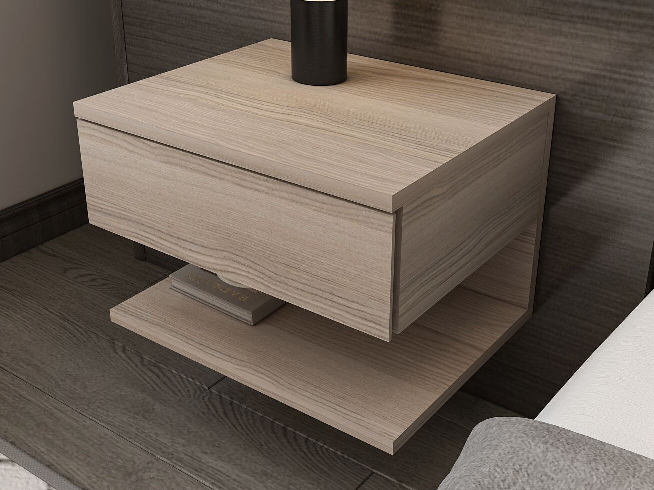 Bedside table Kailua 2754 (Light wood)