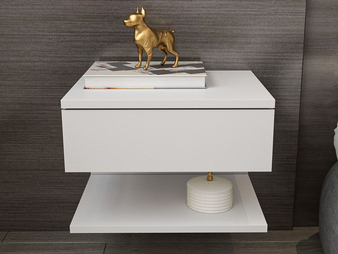 Bedside table Kailua 2754 (White)