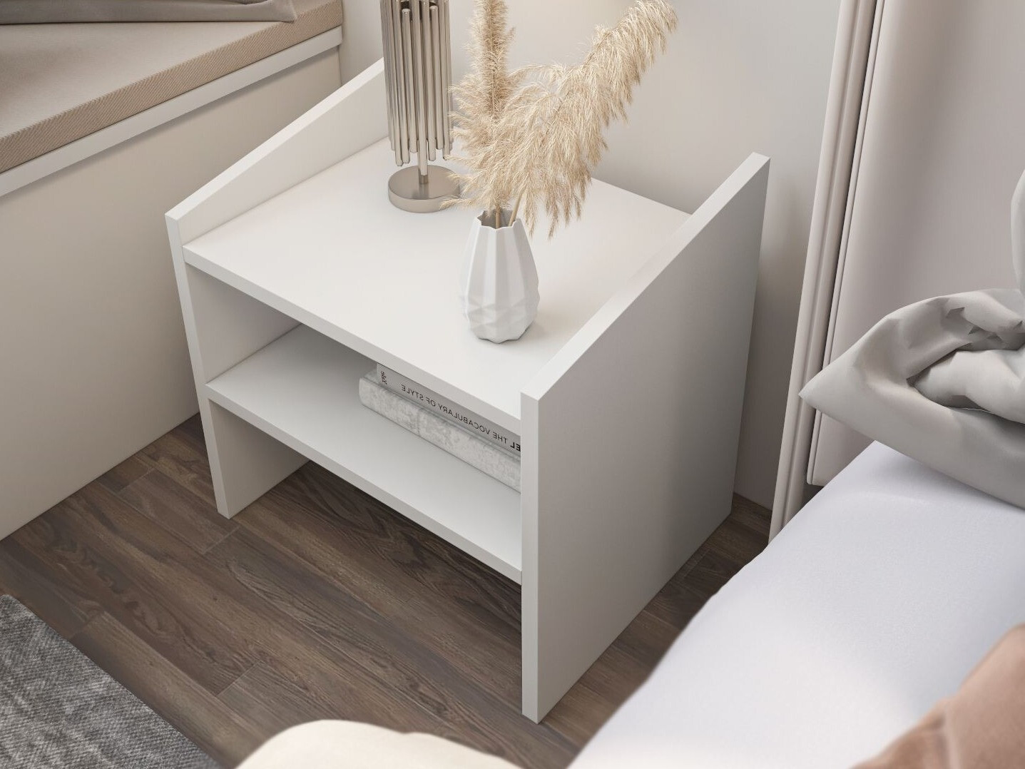 Bedside table Kailua 2757 (White)