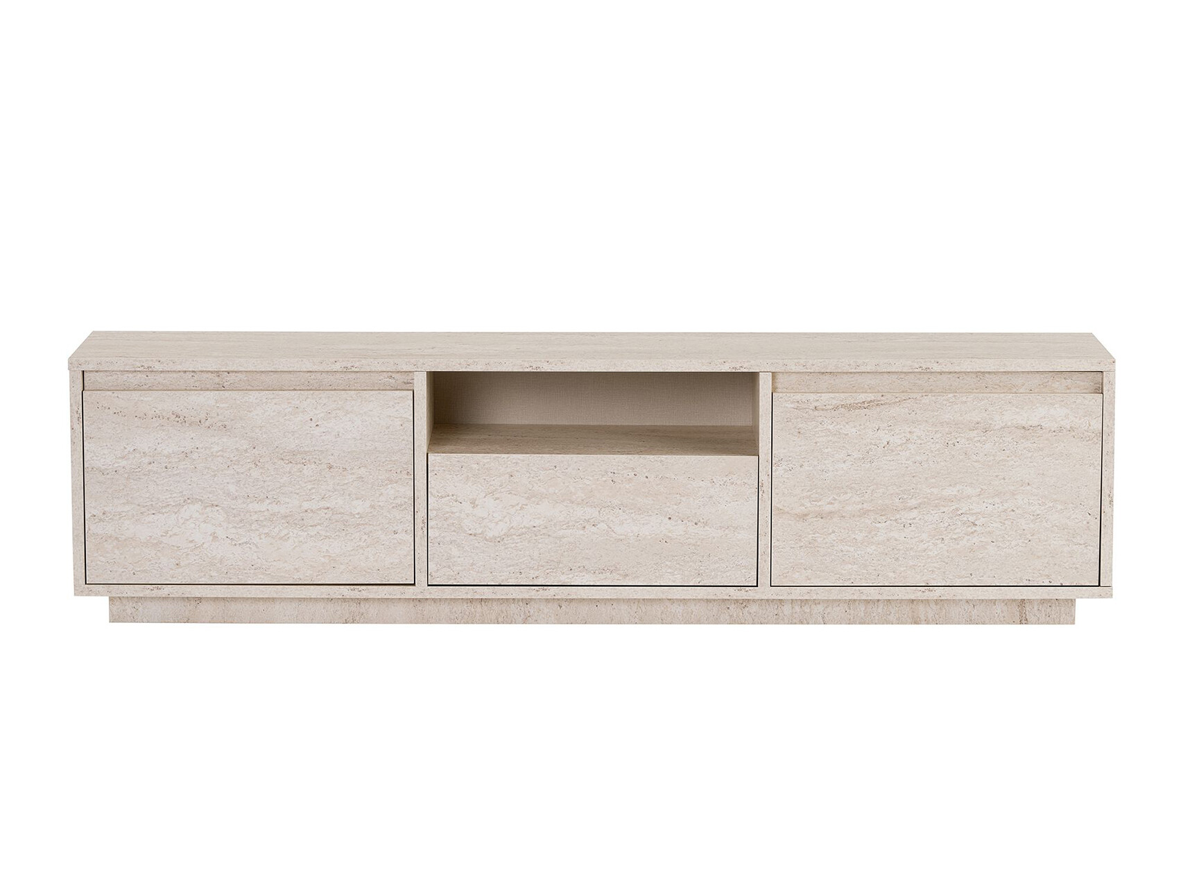 Έπιπλο τηλεόρασης Novato 167 (Ανοιχτό Travertine)