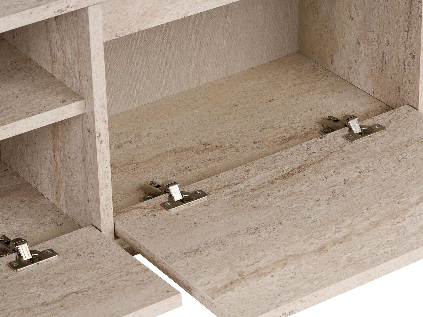 Έπιπλο τηλεόρασης Novato 167 (Ανοιχτό Travertine)