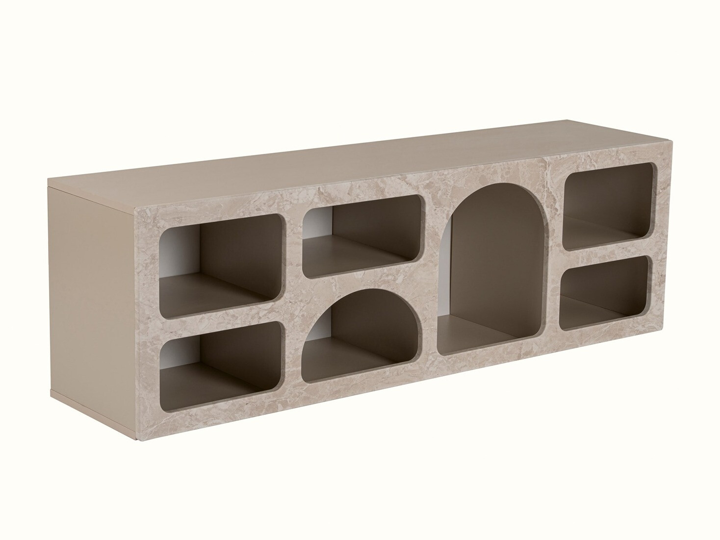 TV stand Novato 143 (Light travertine + Beige)