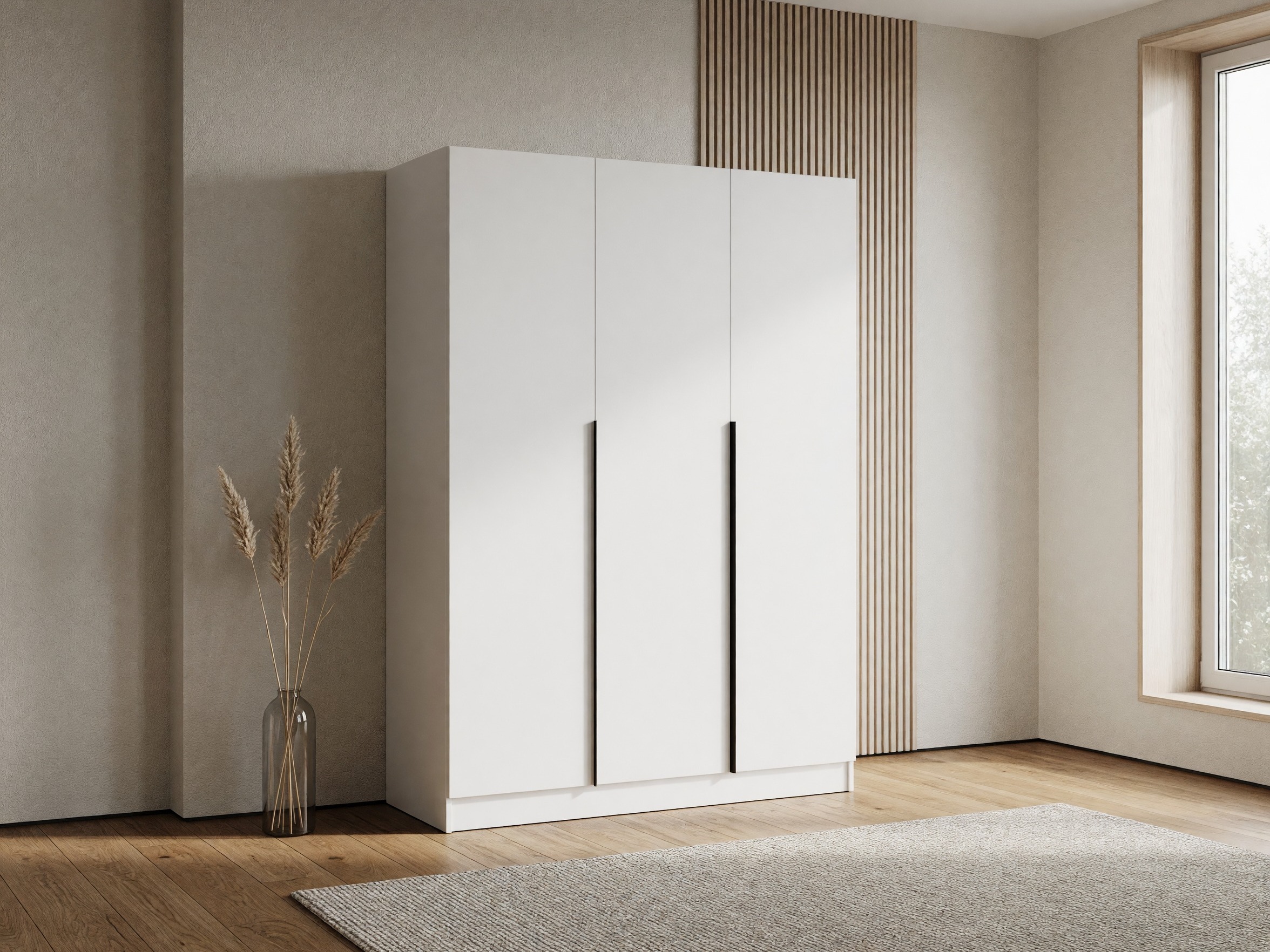 Wardrobe Mandeville 369 (White + Black)