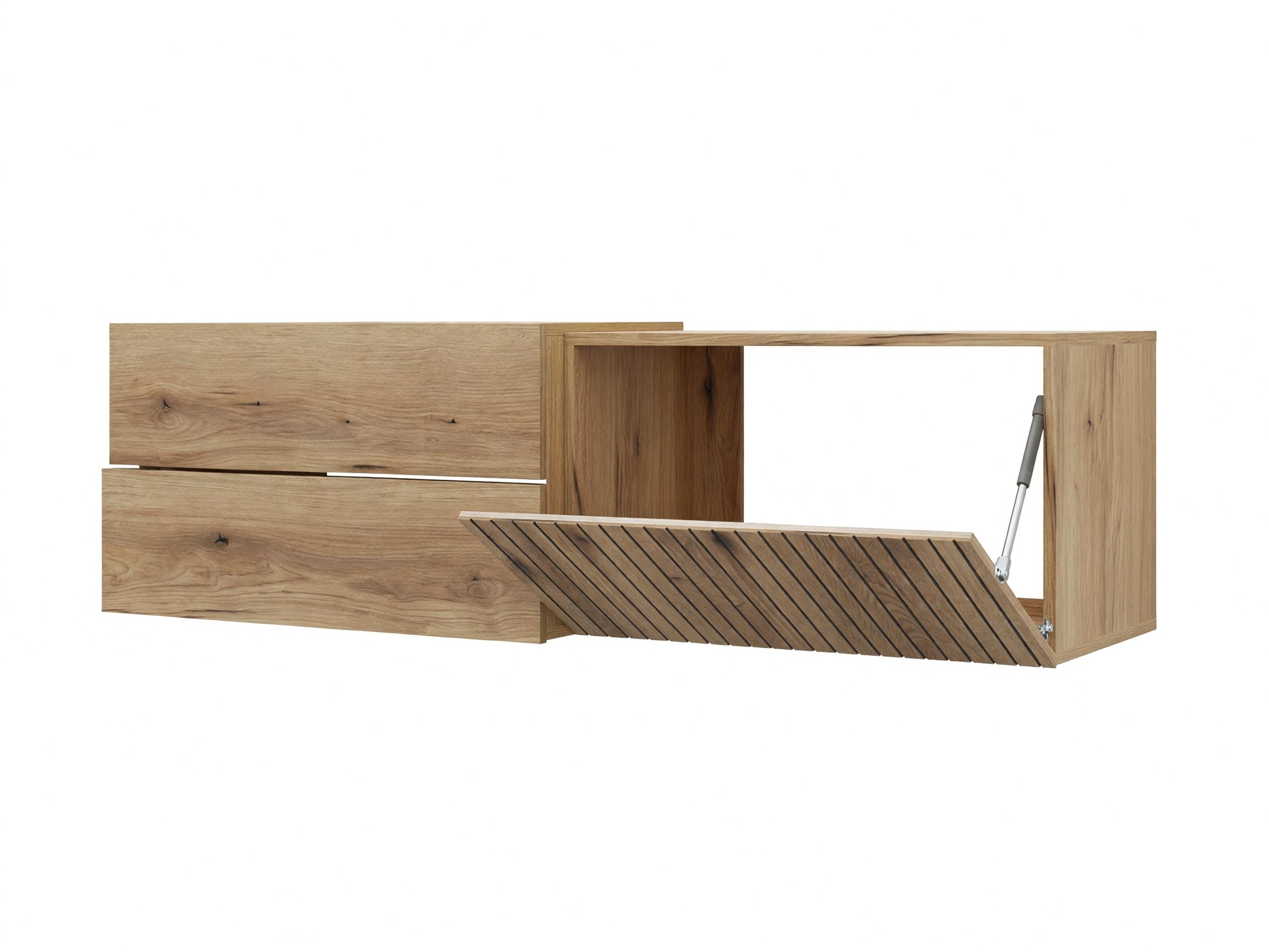 Wall-mounted bathroom cabinet for washbasin Mandeville 363 (Oak)