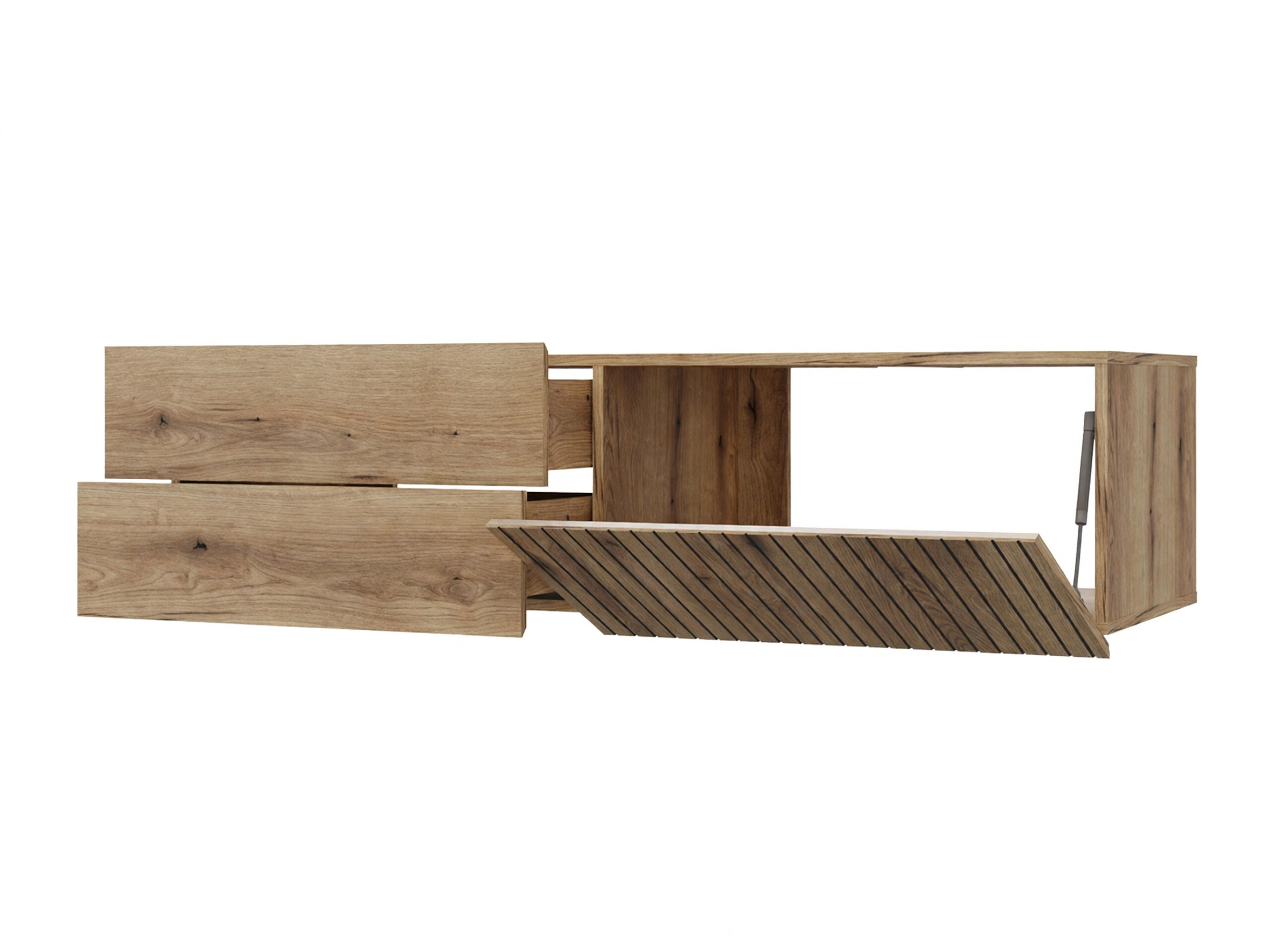 Wall-mounted bathroom cabinet for washbasin Mandeville 363 (Oak)
