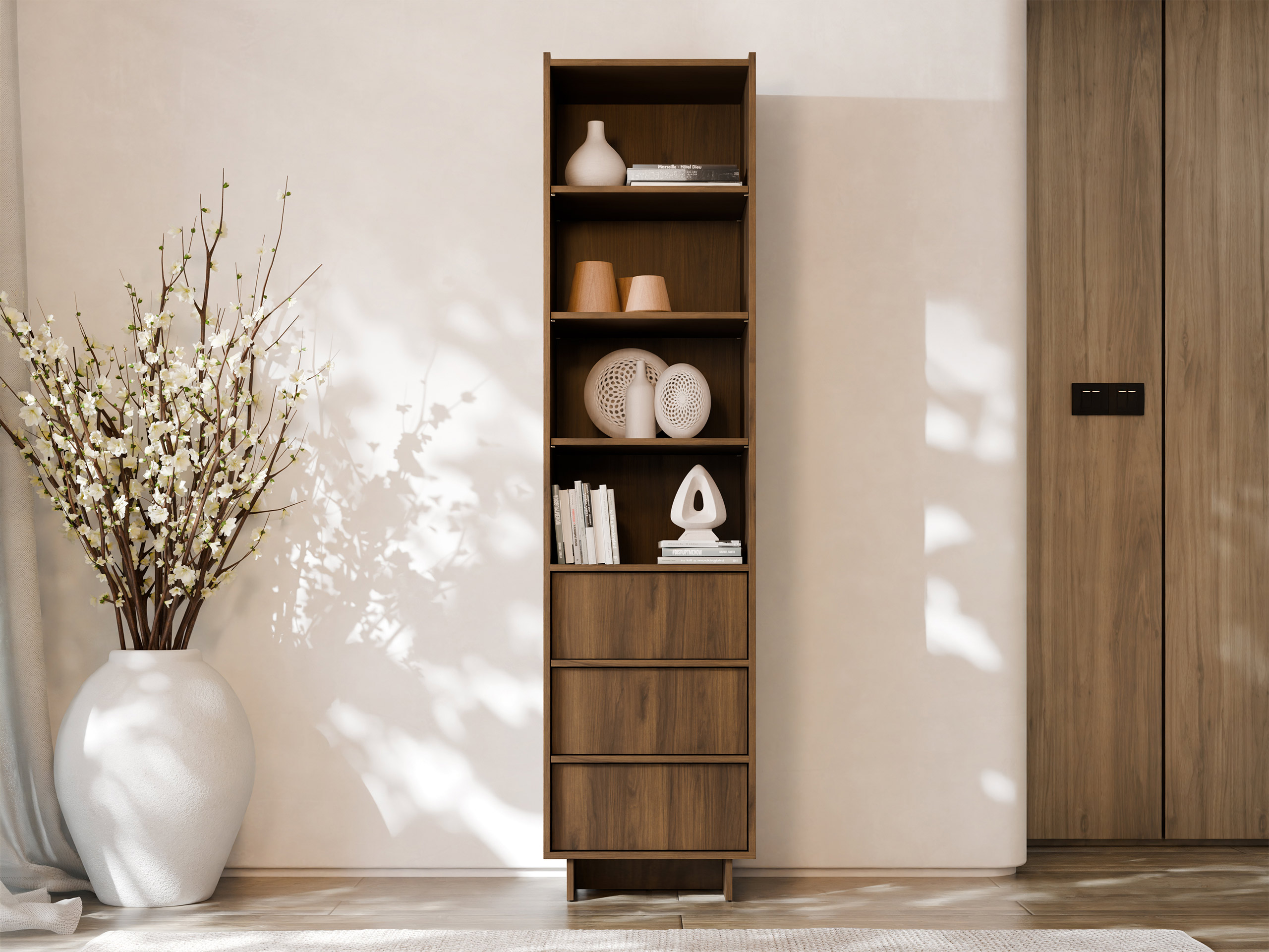 Bookcase Talcoro 102 (Walnut)