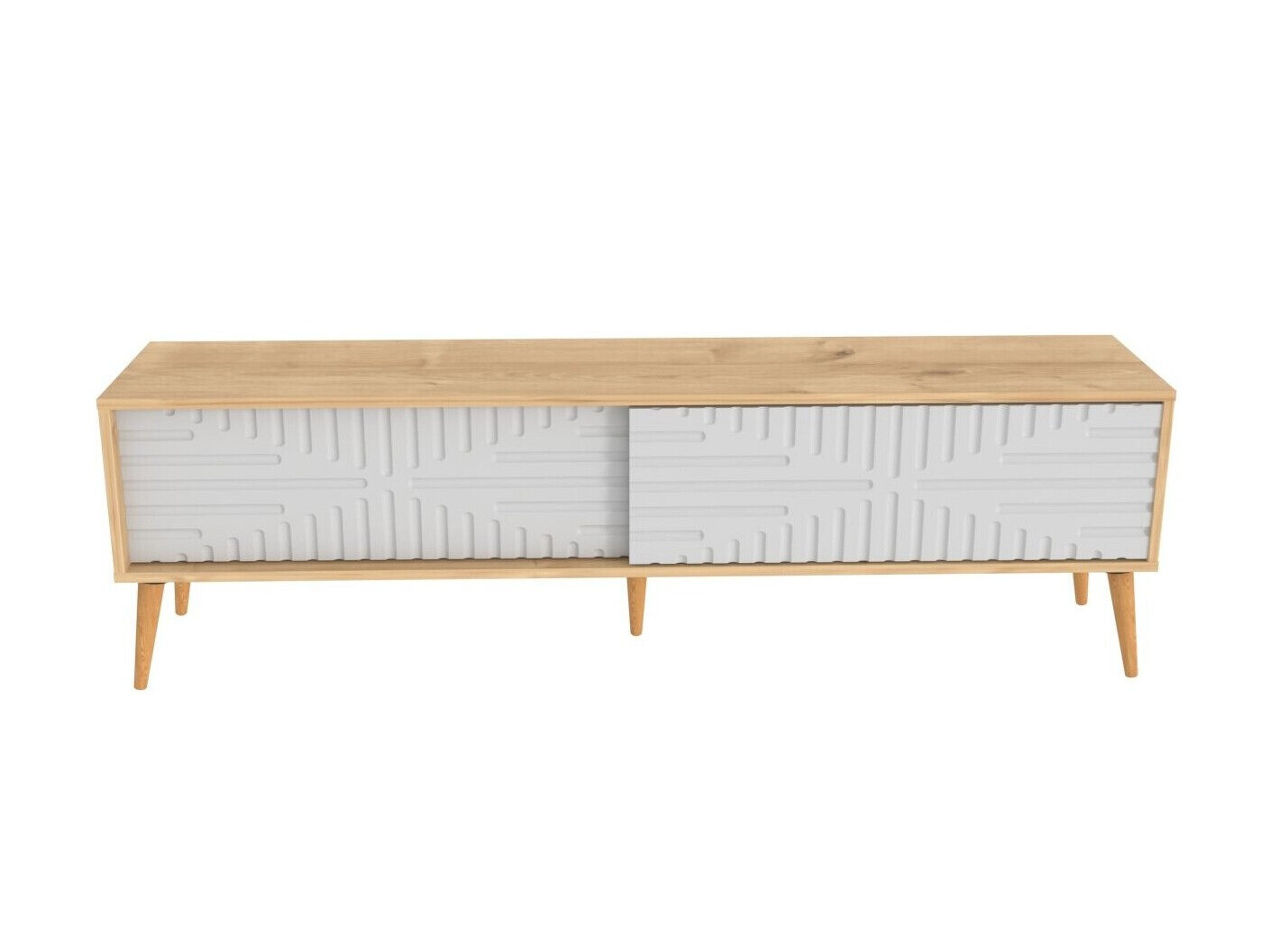 TV stand Kailua 2771 (White + Light oak)