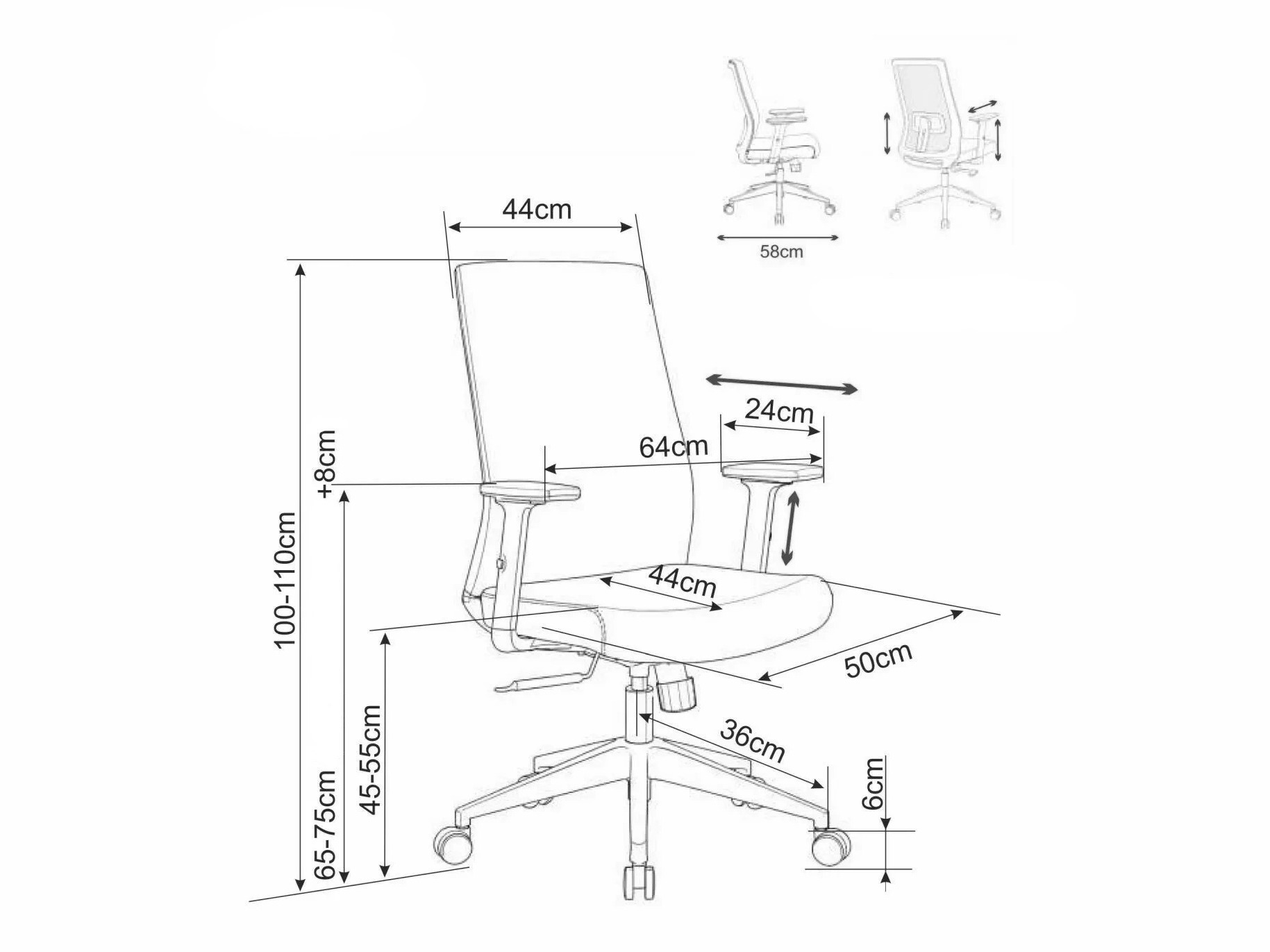 Office chair Detroit 971