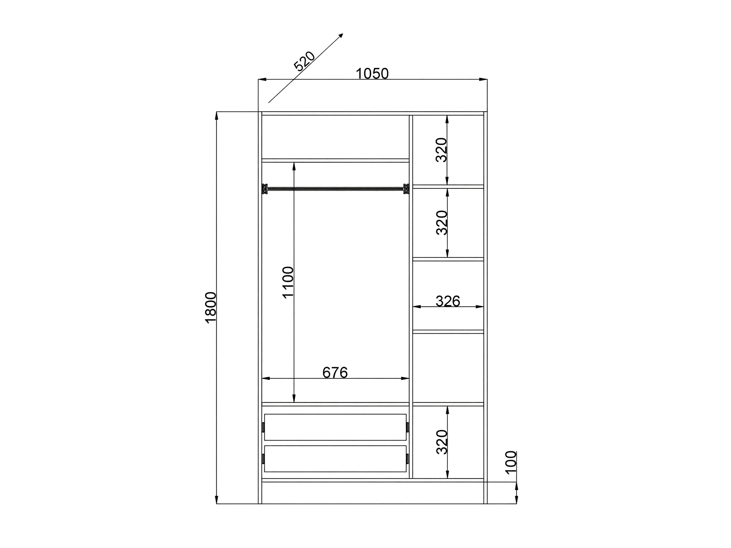 Wardrobe Asheboro 189