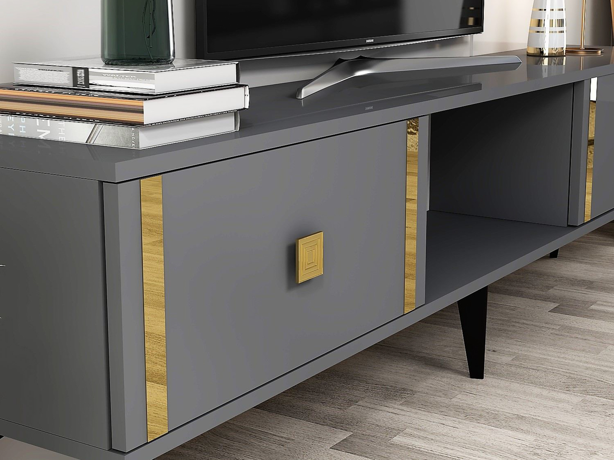 TV stand Asheboro 205 (Anthracite)