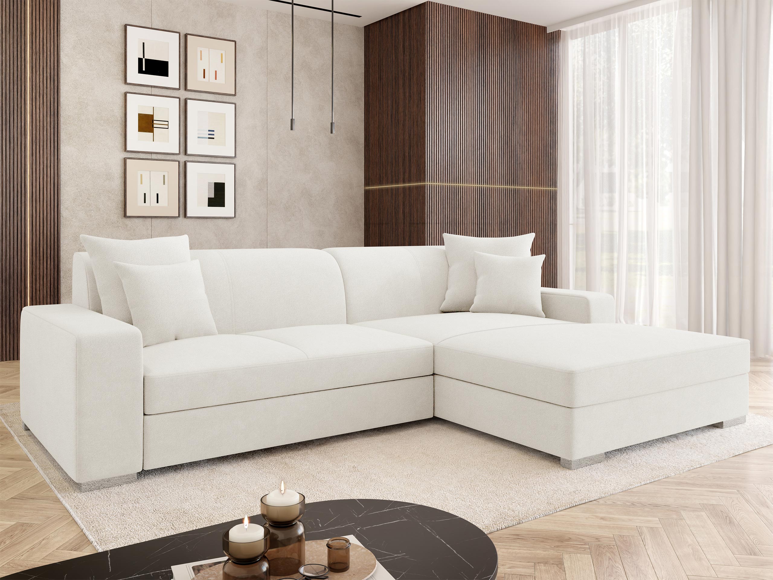 Γωνιακός Καναπές Kingsport 118 (Velo 621)