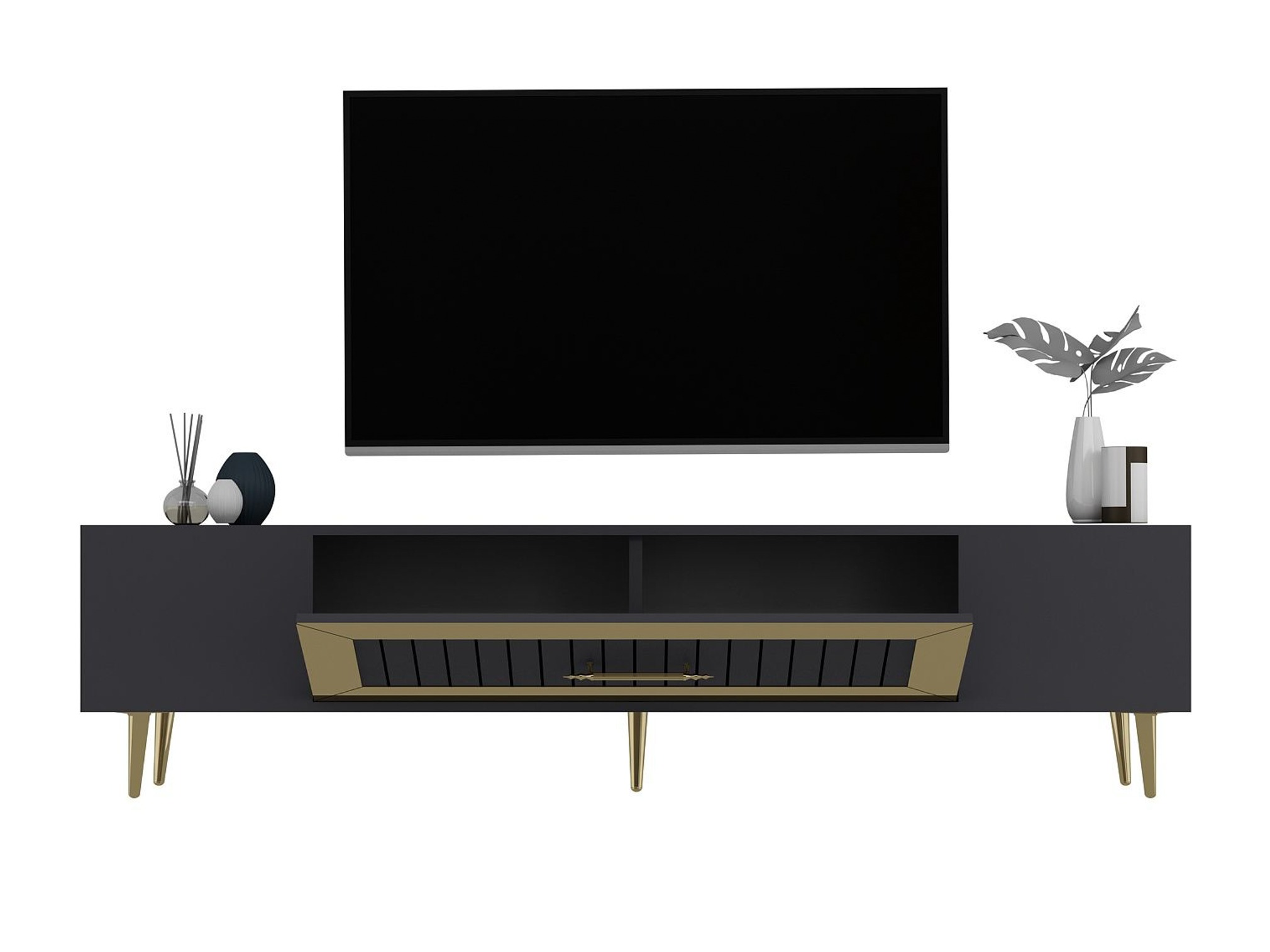 TV stand Asheboro 208 (Anthracite)