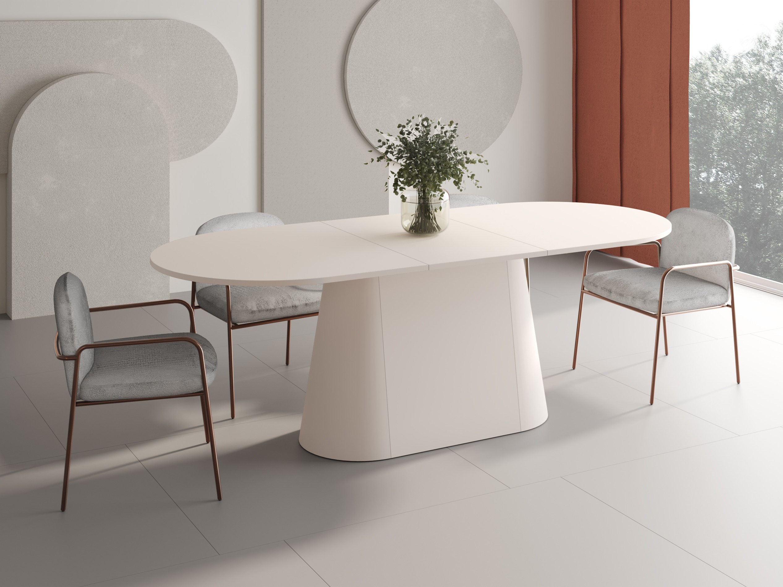 Table Hoboken 102 (Cashmere)