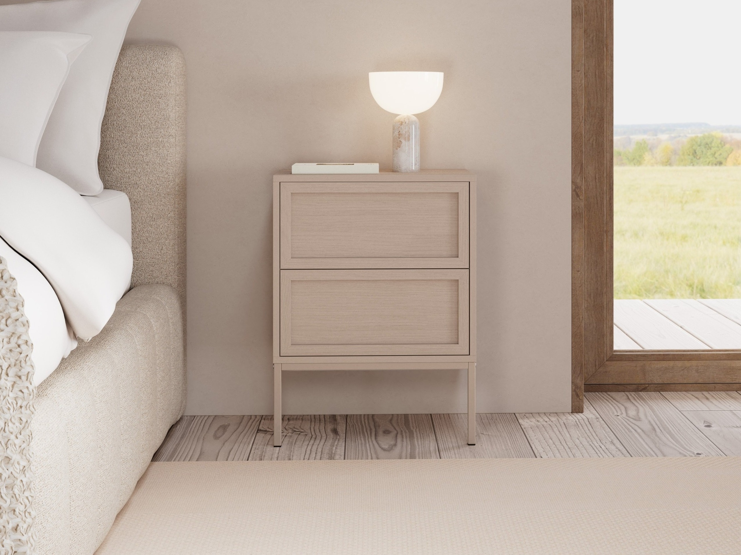Bedside table Norsica 1050 (Grey)