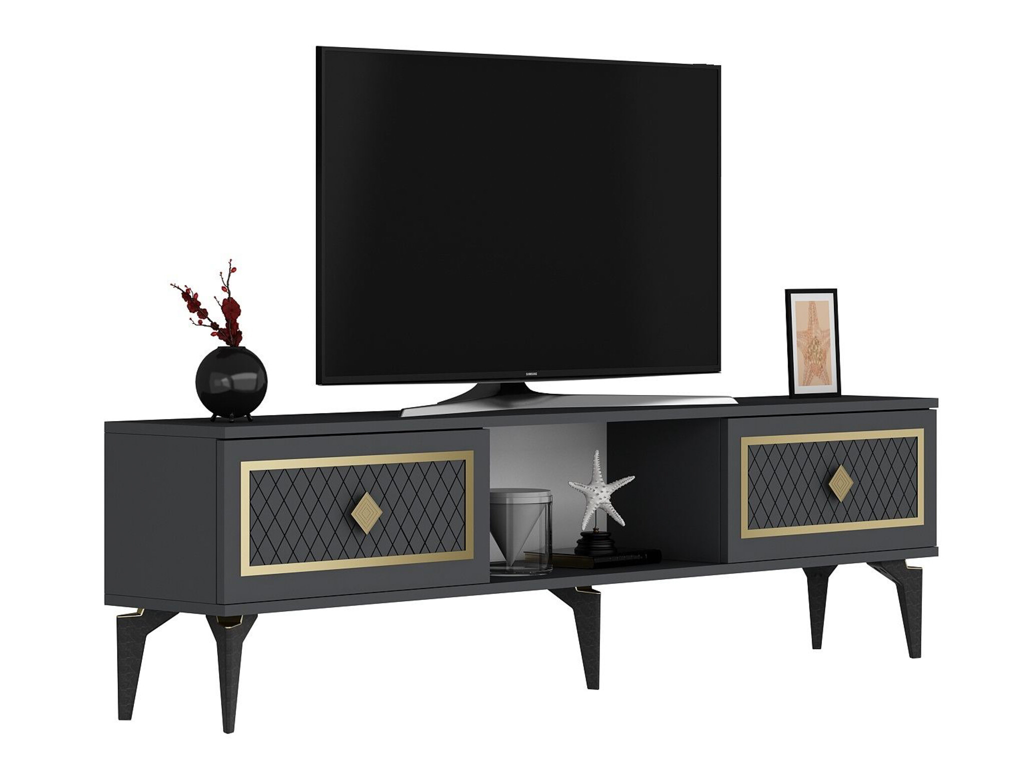 TV stand Asheboro 204 (Anthracite)