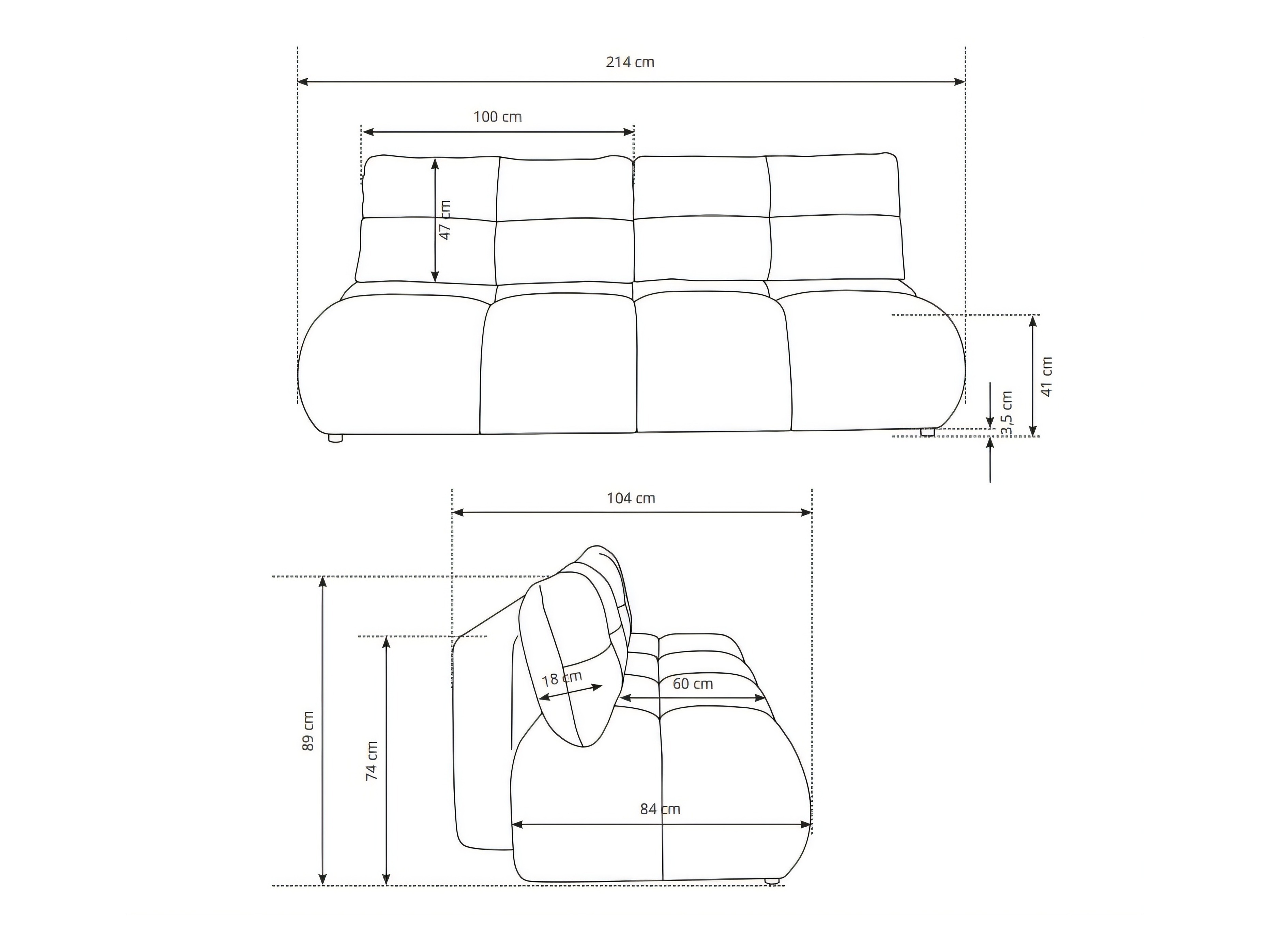 Sofa bed Kingston 205 (Now or never 03)