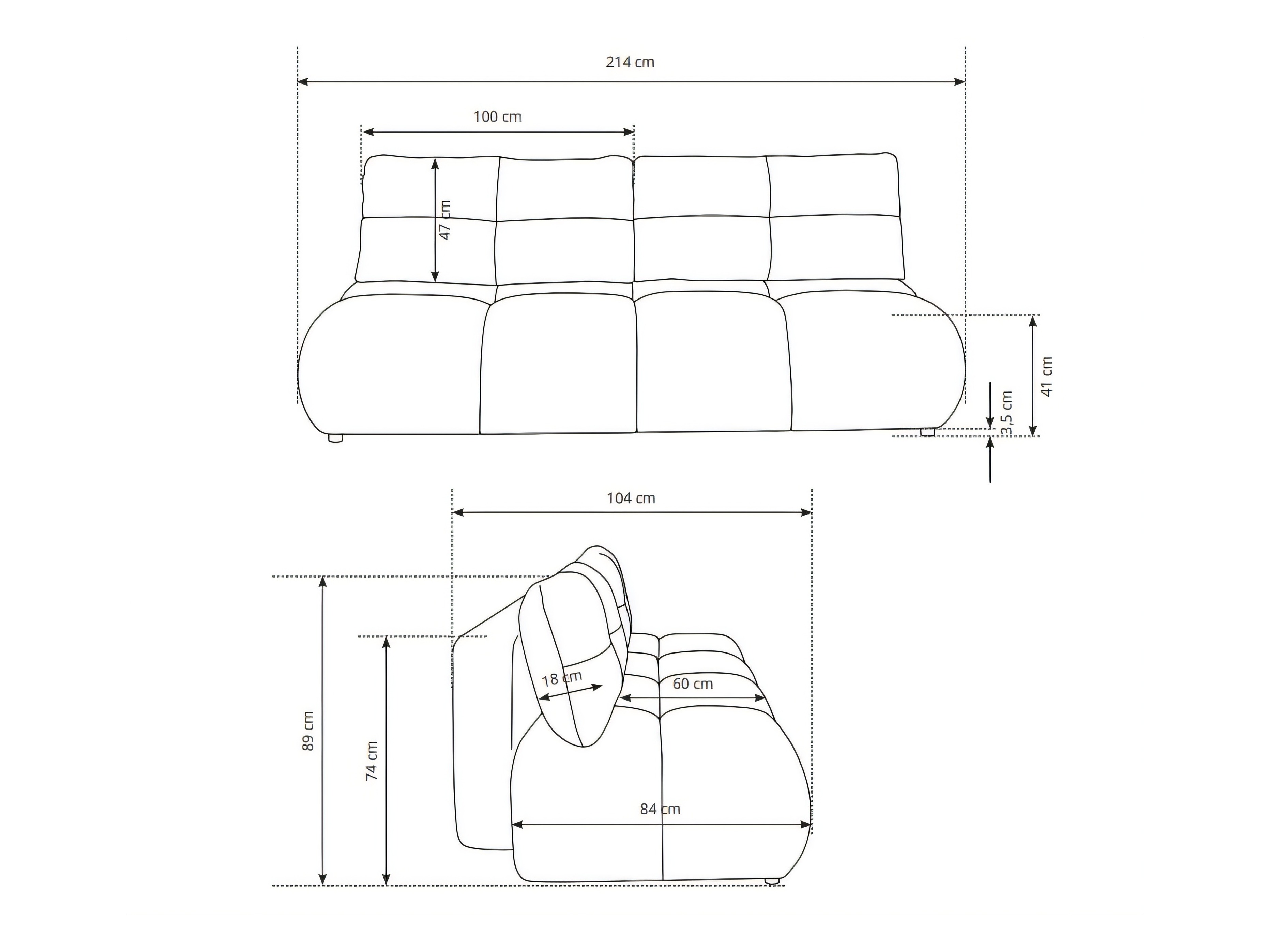 Sofa bed Kingston 205 (Now or never 38)